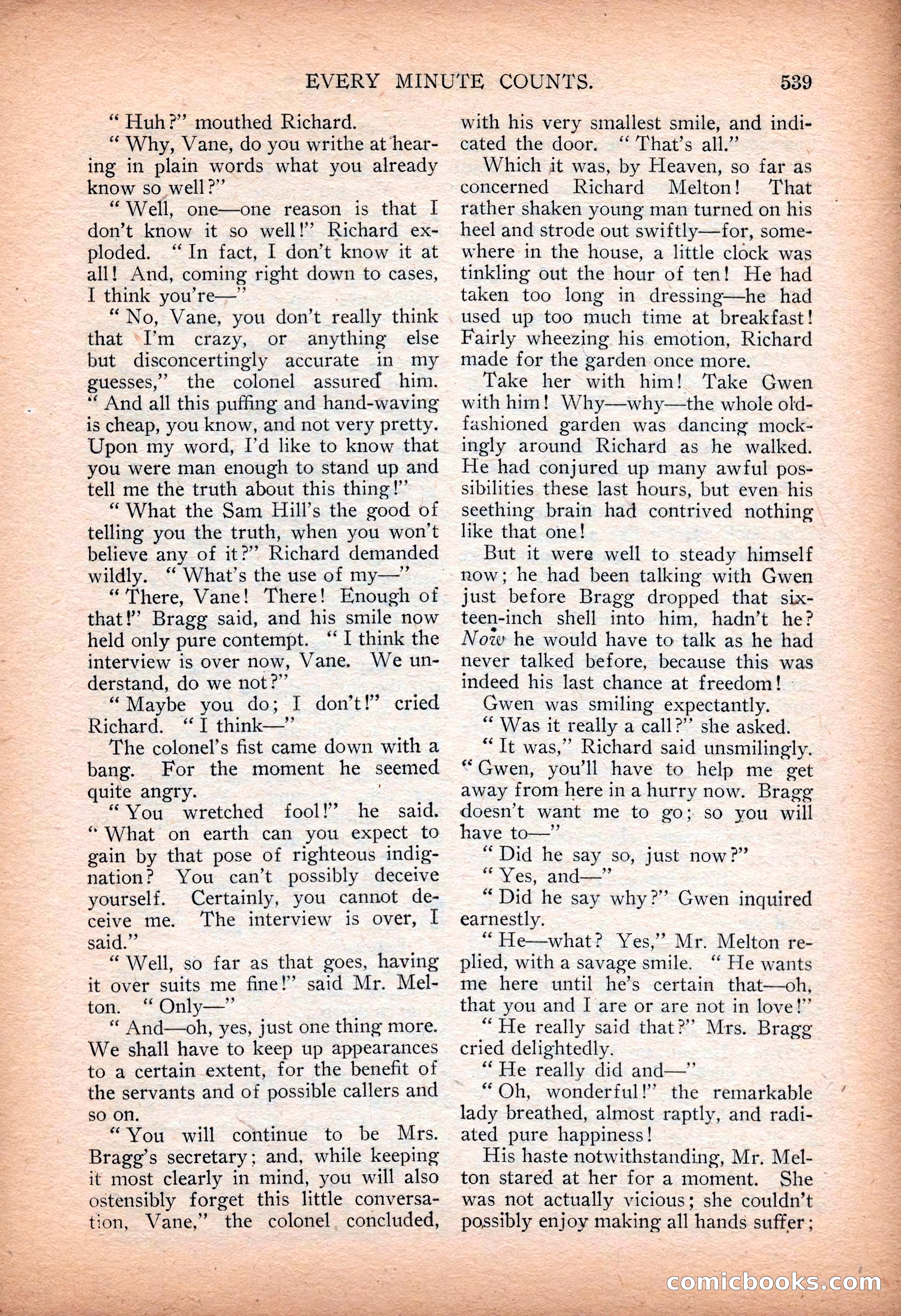 Argosy All-Story Weekly — "Sea Marauders" — page 117 of 156