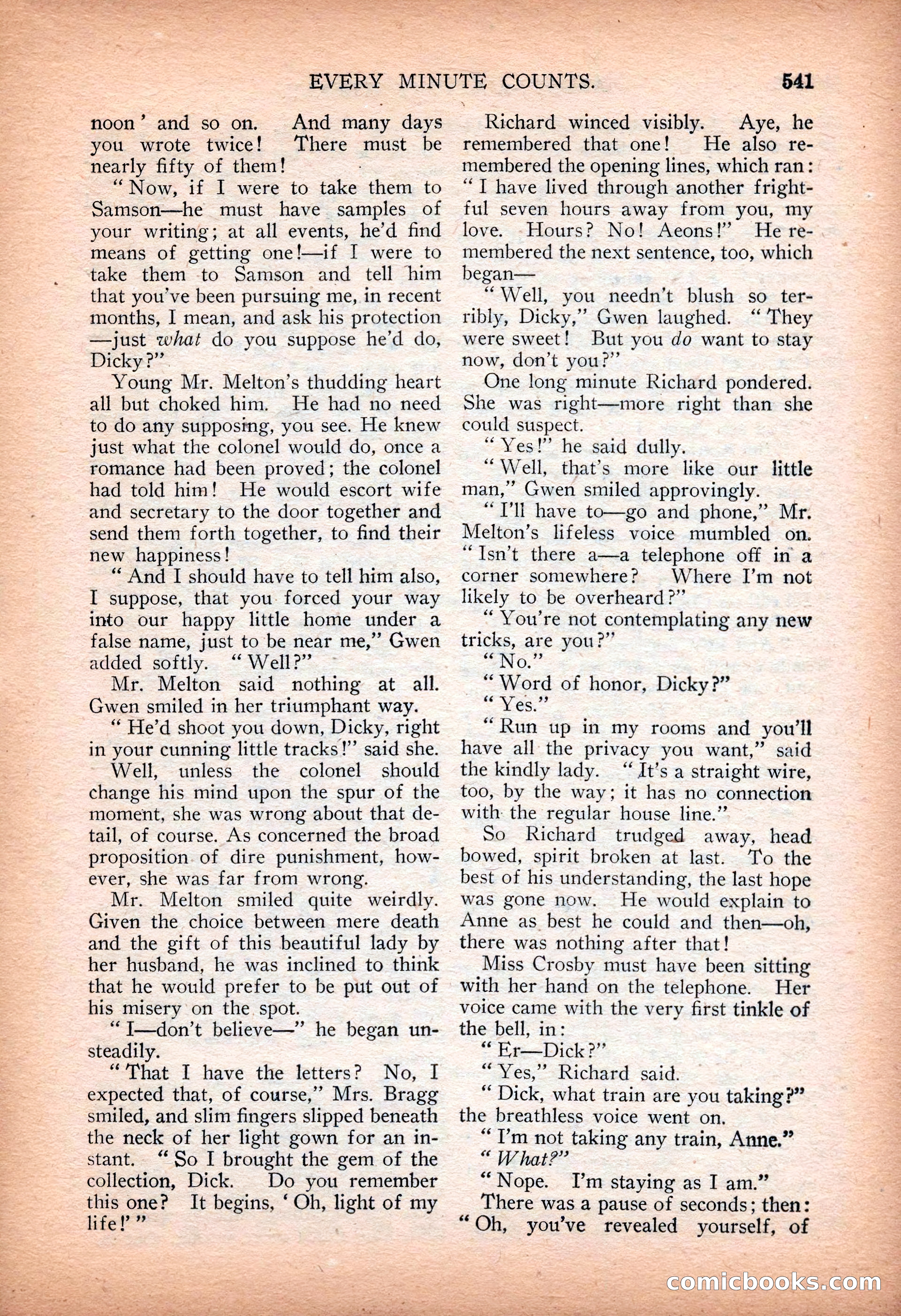 Argosy All-Story Weekly — "Sea Marauders" — page 119 of 156