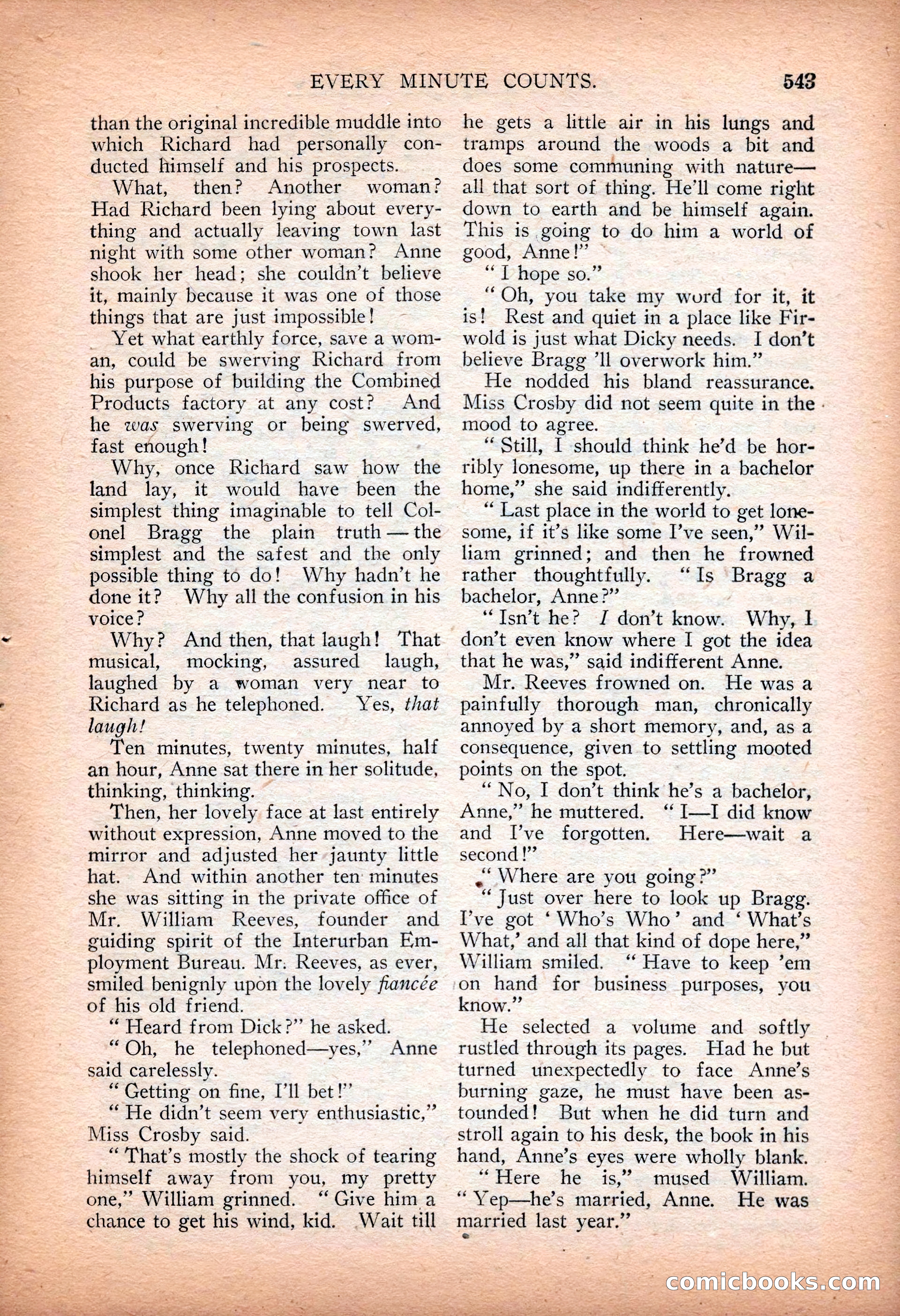 Argosy All-Story Weekly — "Sea Marauders" — page 121 of 156
