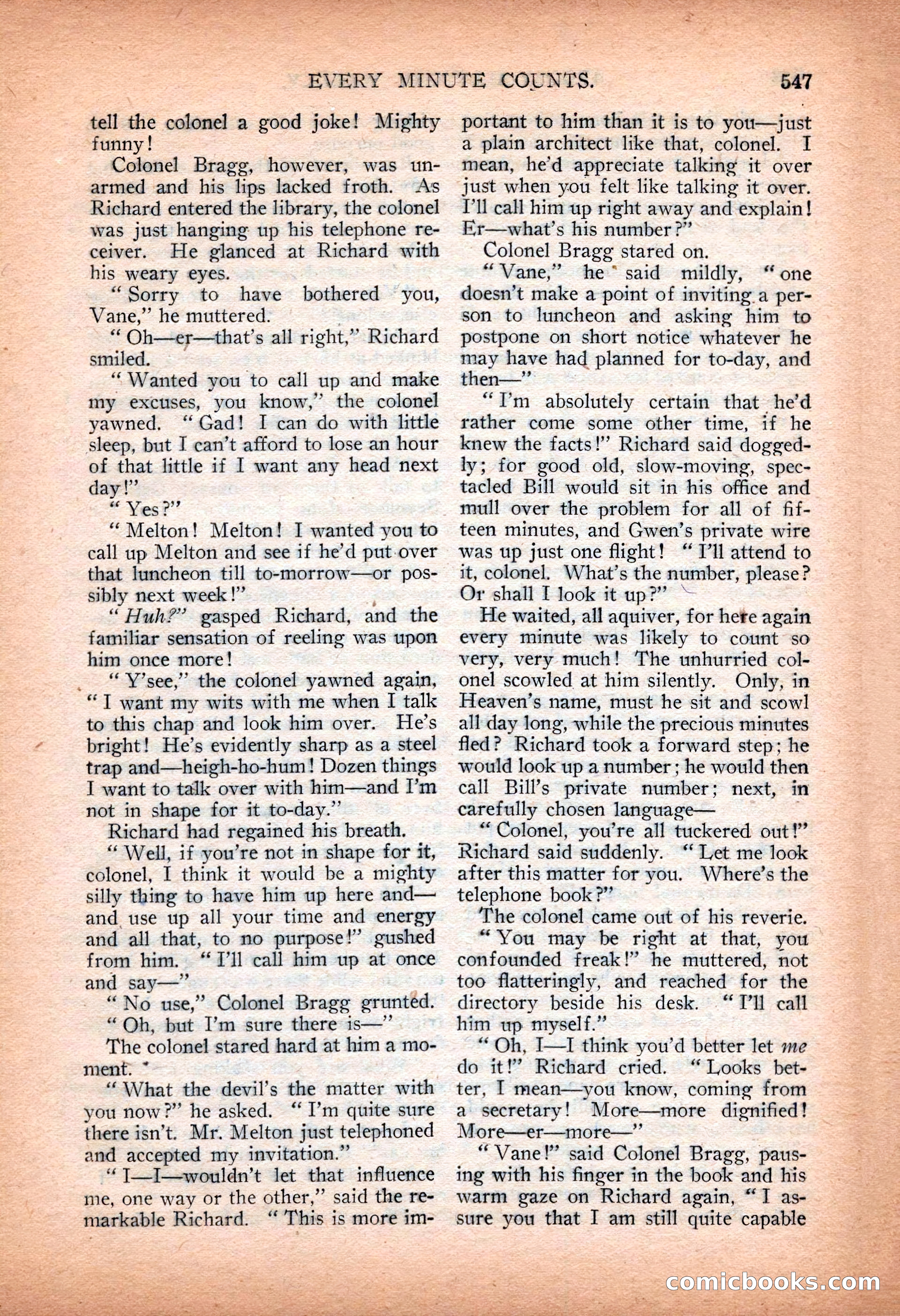 Argosy All-Story Weekly — "Sea Marauders" — page 125 of 156