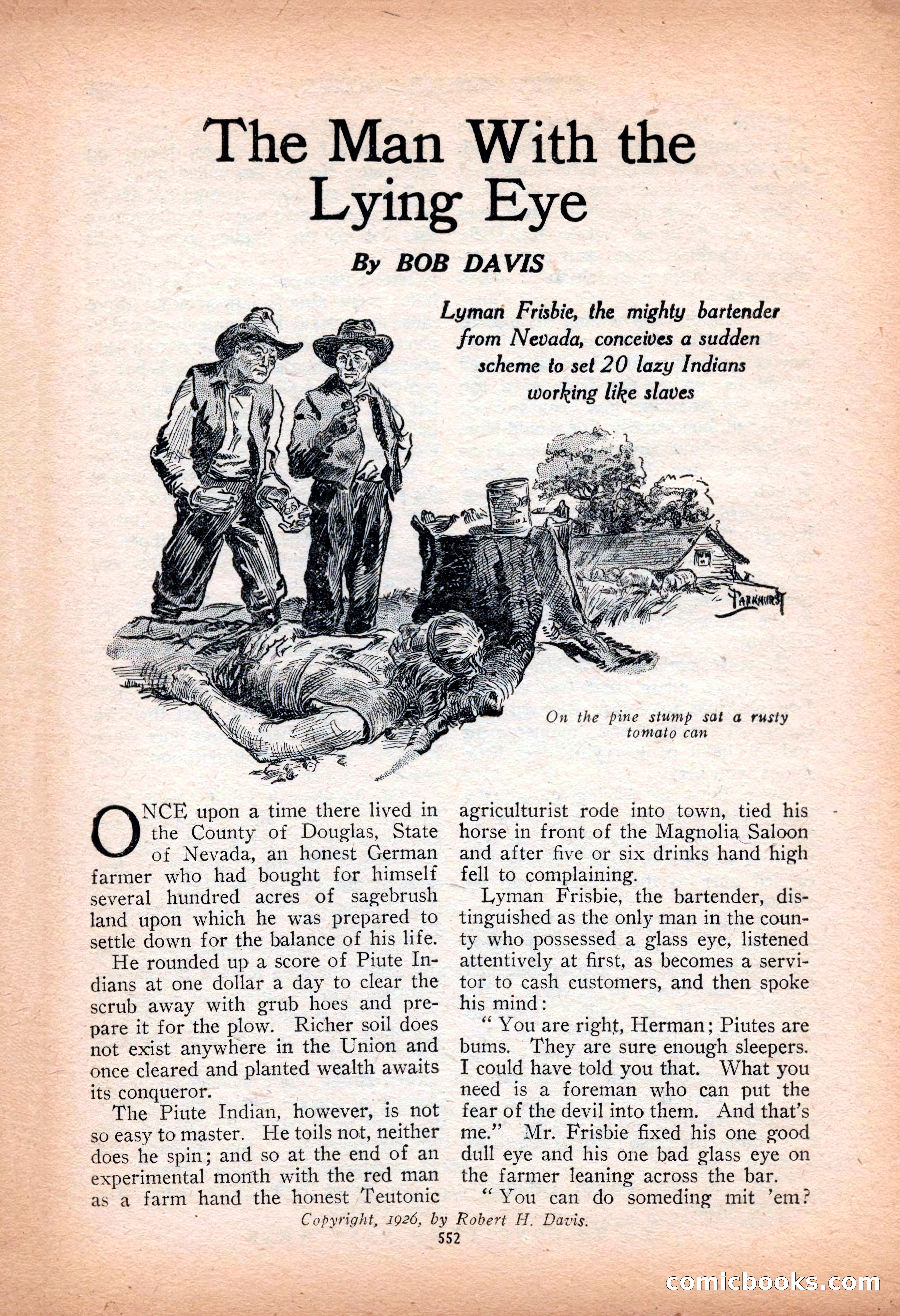 Argosy All-Story Weekly — "Sea Marauders" — page 130 of 156