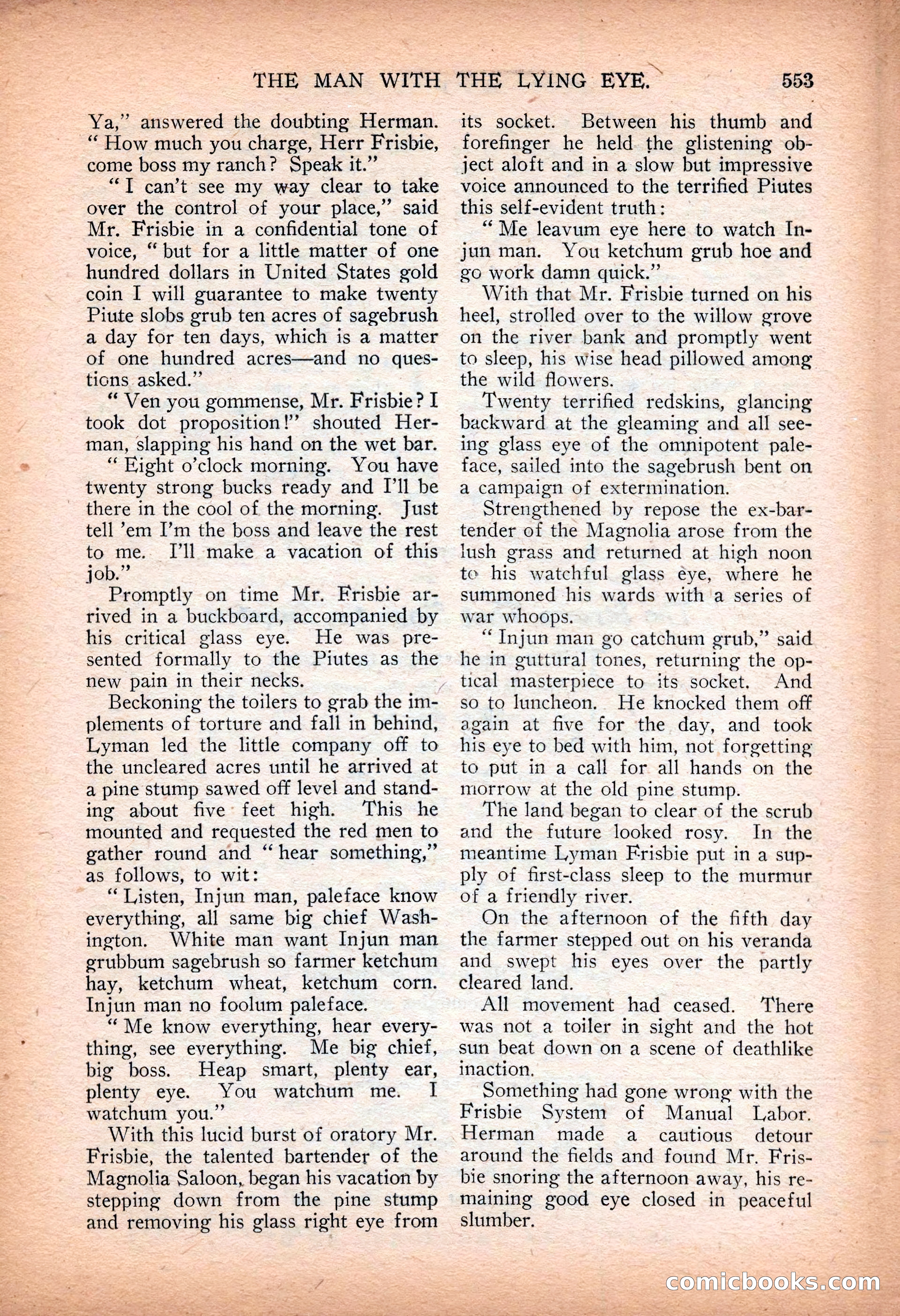 Argosy All-Story Weekly — "Sea Marauders" — page 131 of 156