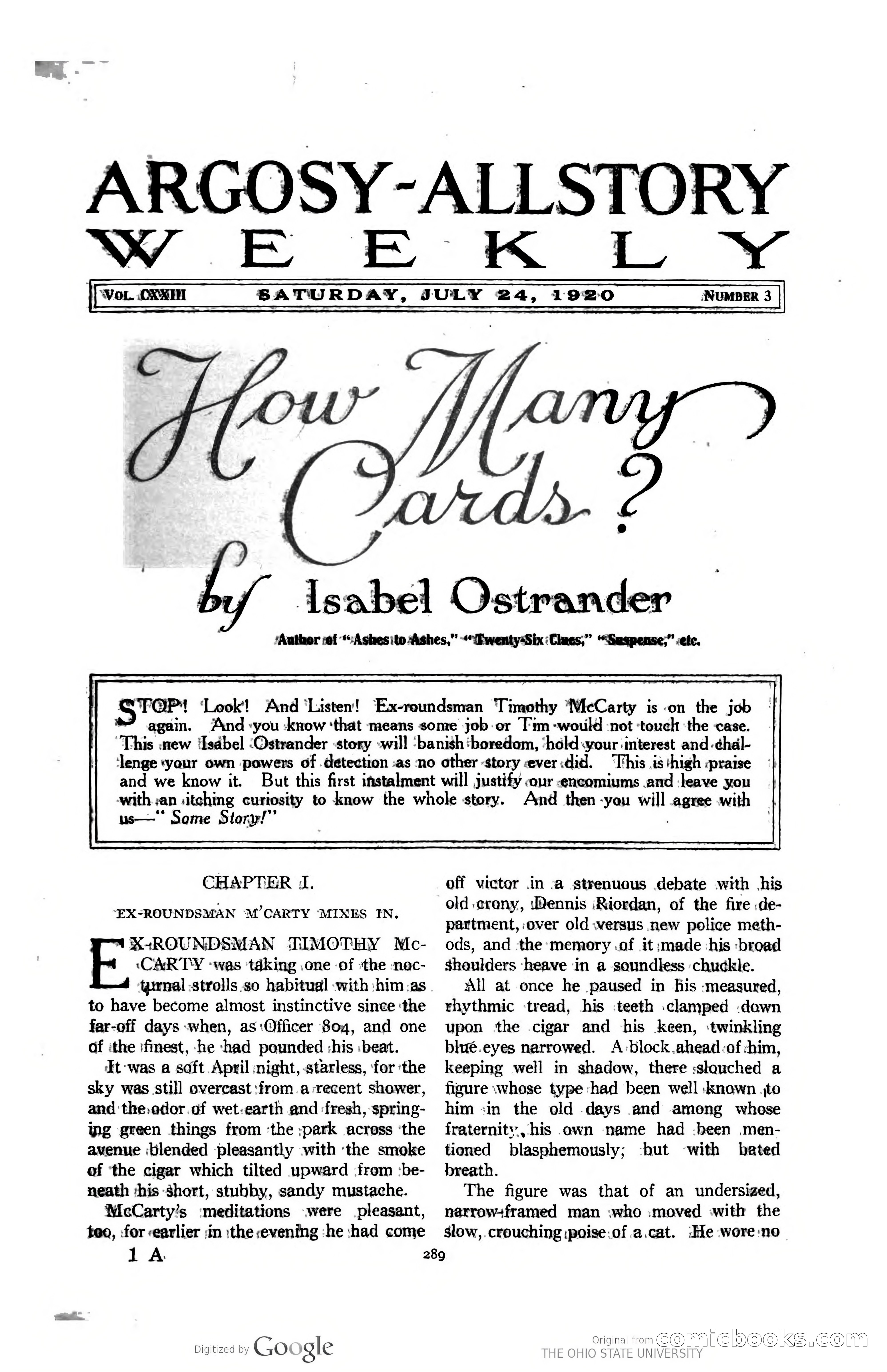 Argosy All-Story Weekly, Vol. 123, No. 3 — page 7 of 232