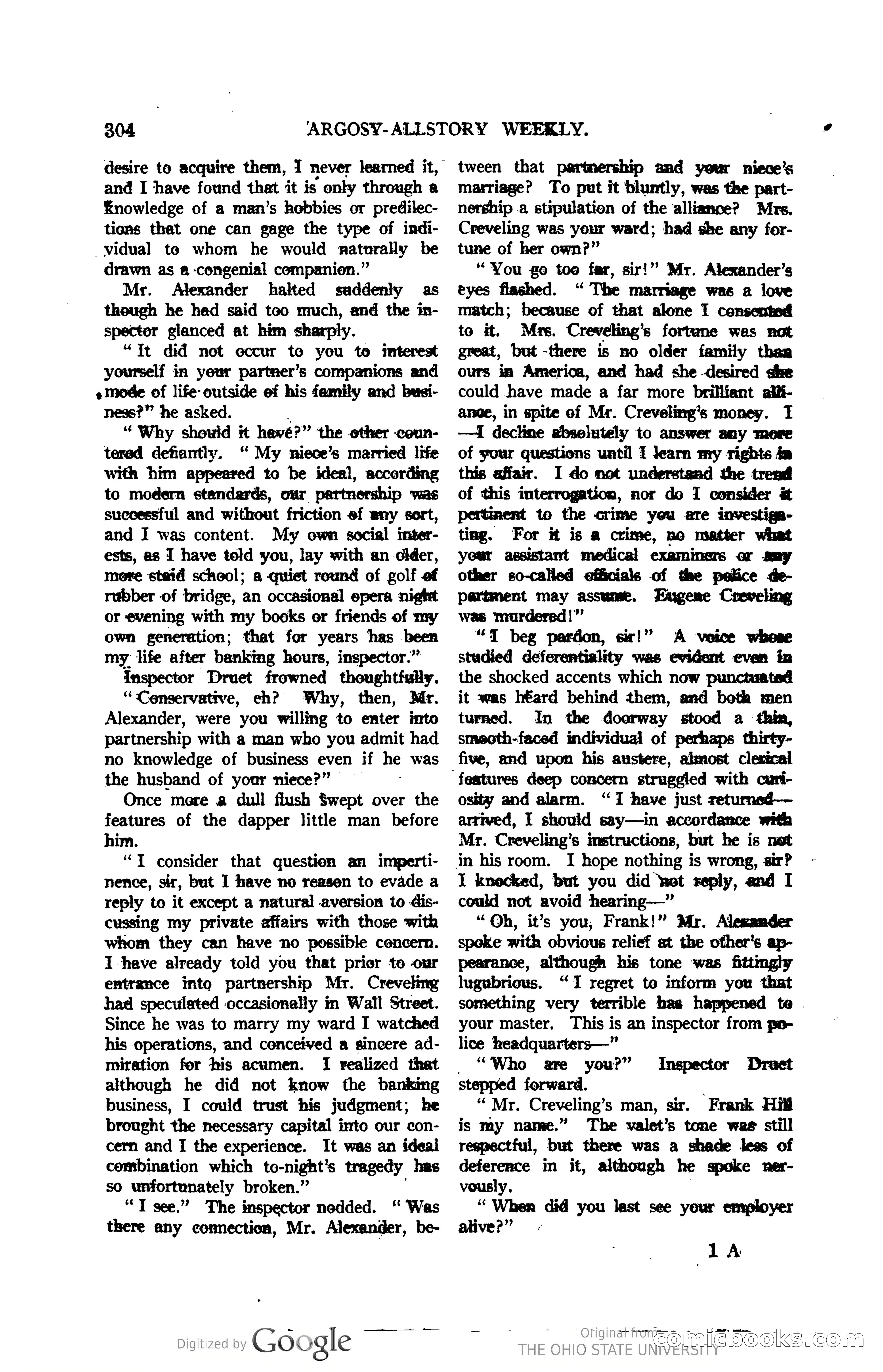 Argosy All-Story Weekly, Vol. 123, No. 3 — page 22 of 232