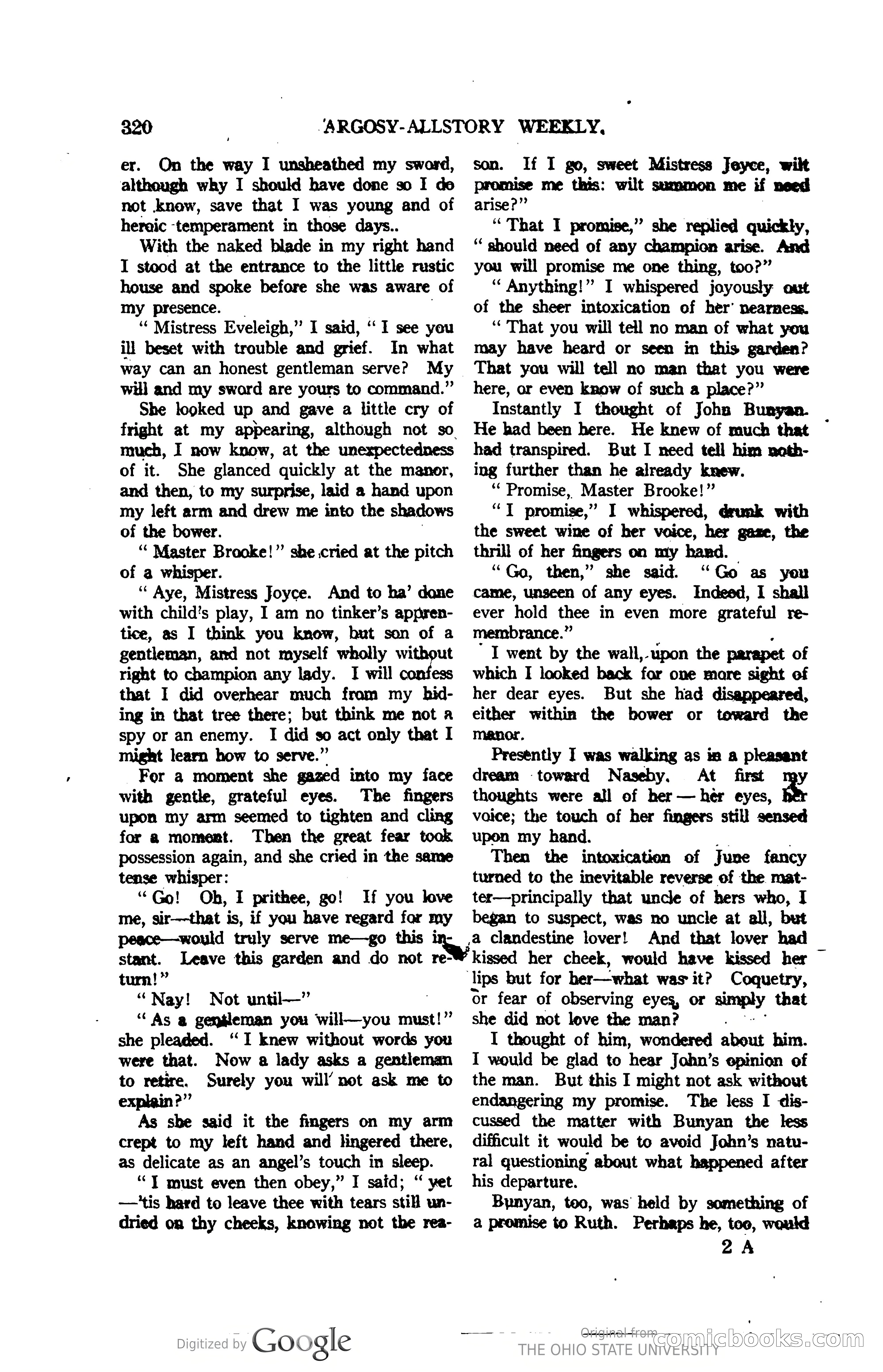 Argosy All-Story Weekly, Vol. 123, No. 3 — page 38 of 232