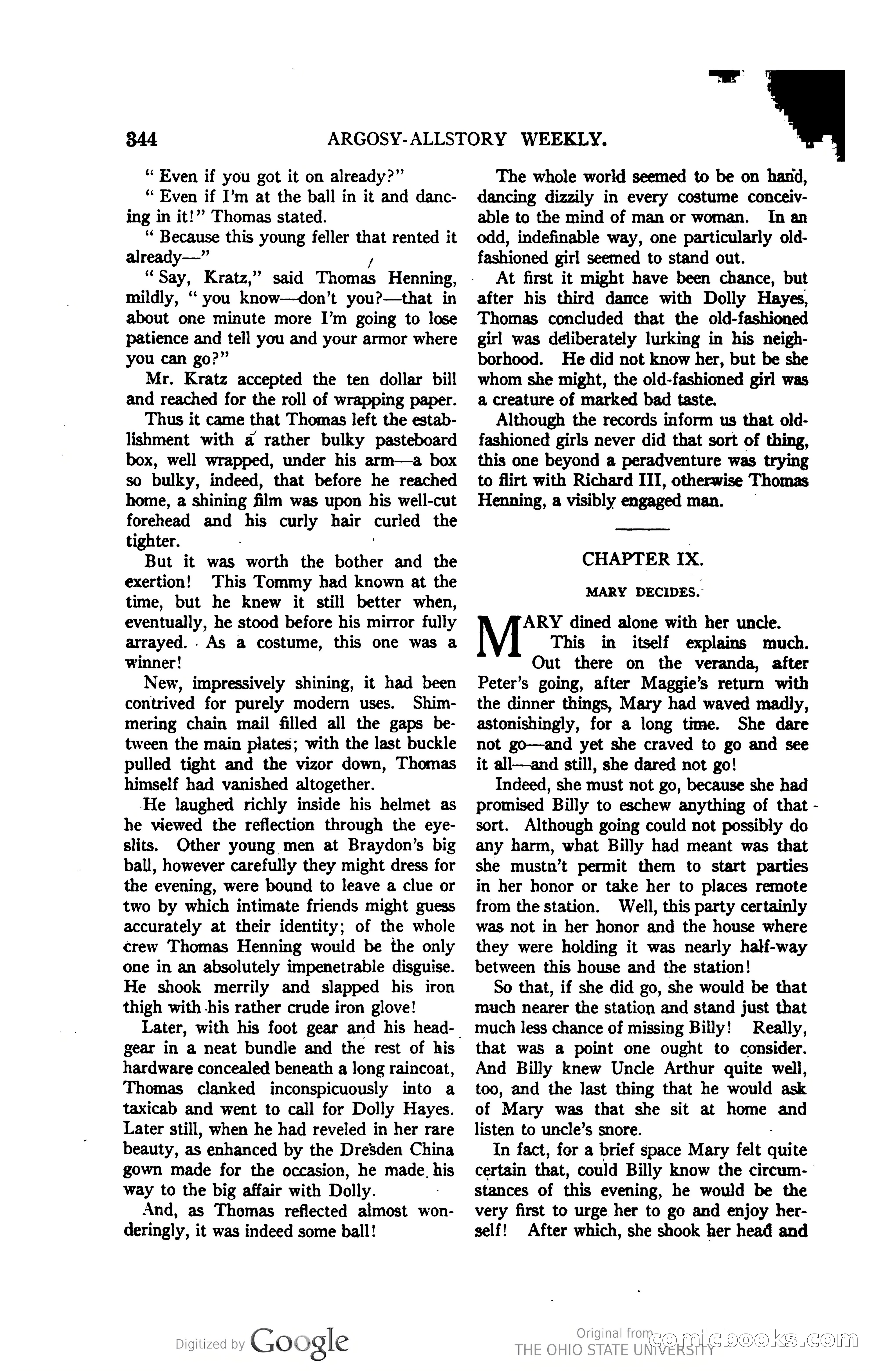 Argosy All-Story Weekly, Vol. 123, No. 3 — page 62 of 232