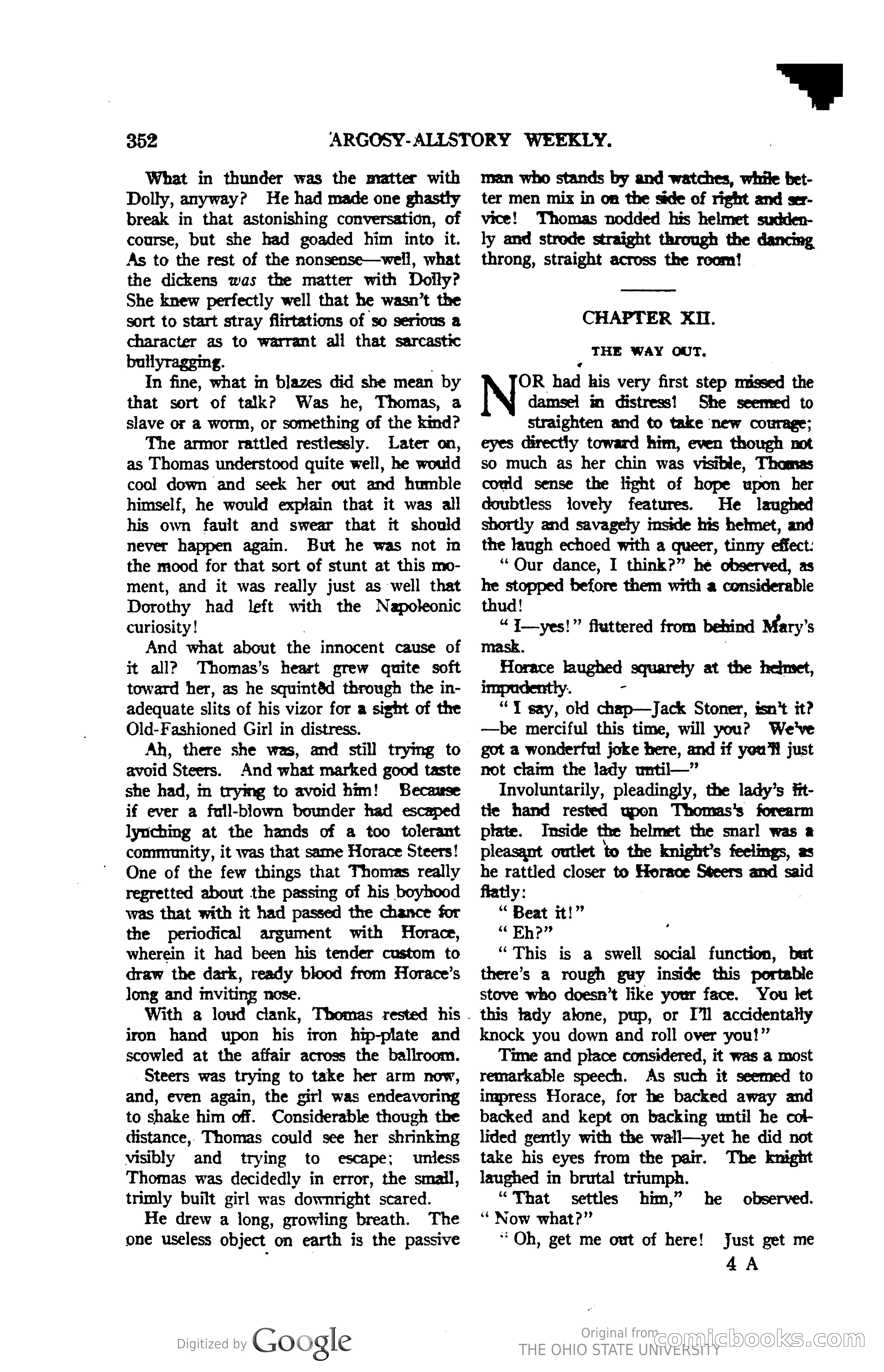 Argosy All-Story Weekly, Vol. 123, No. 3 — page 70 of 232