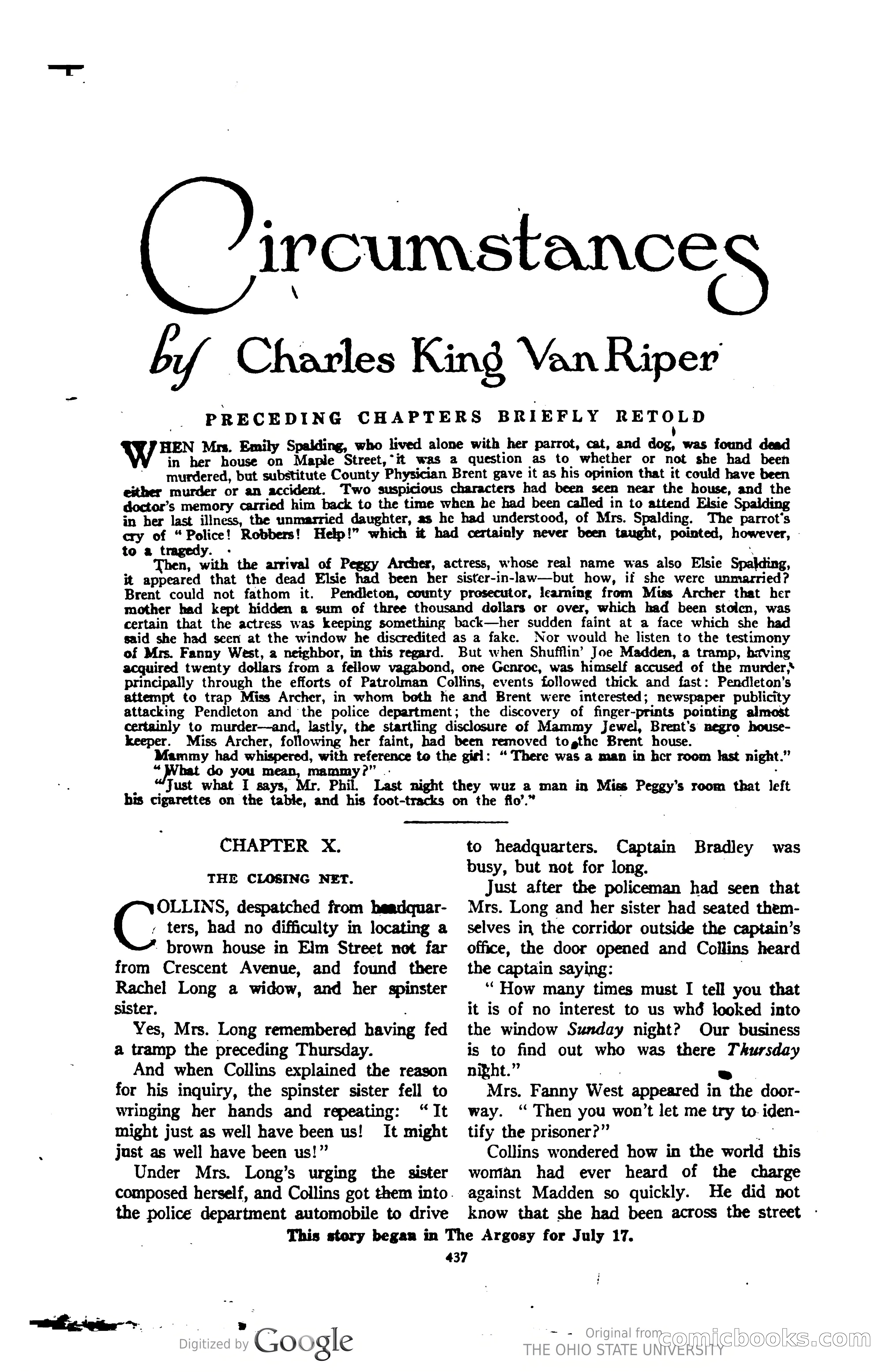 Argosy All-Story Weekly, Vol. 123, No. 3 — page 155 of 232
