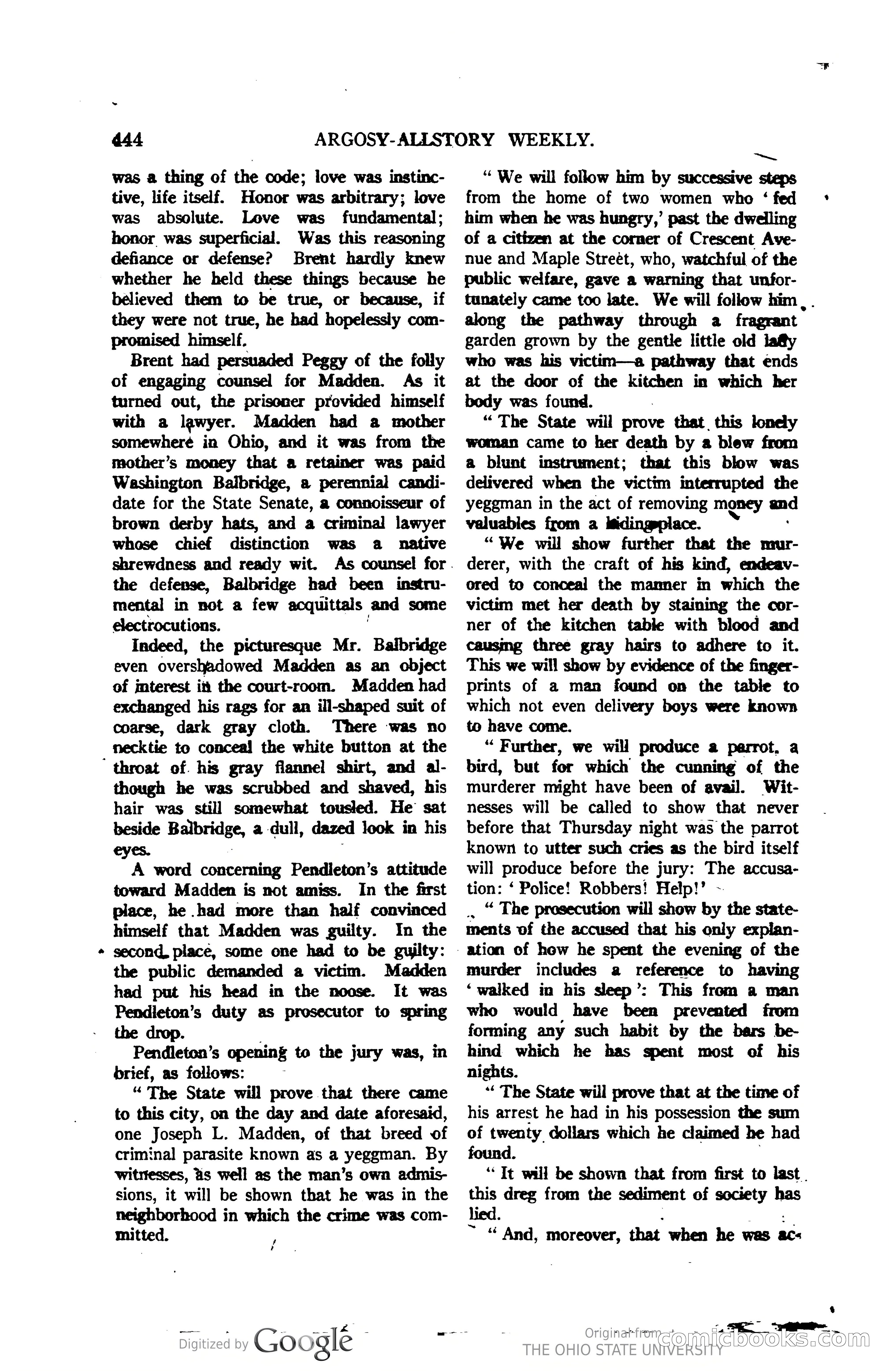 Argosy All-Story Weekly, Vol. 123, No. 3 — page 162 of 232