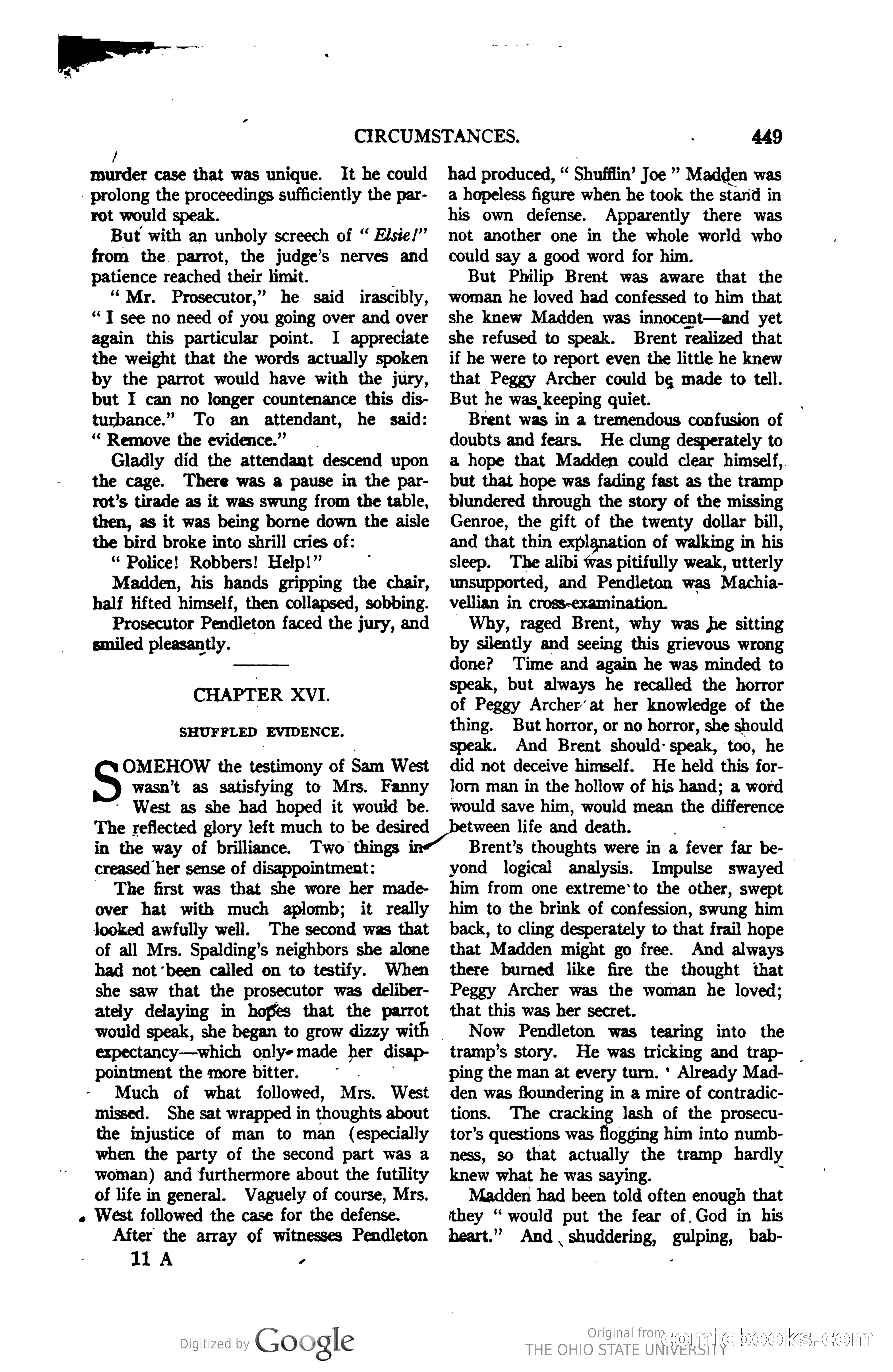 Argosy All-Story Weekly, Vol. 123, No. 3 — page 167 of 232