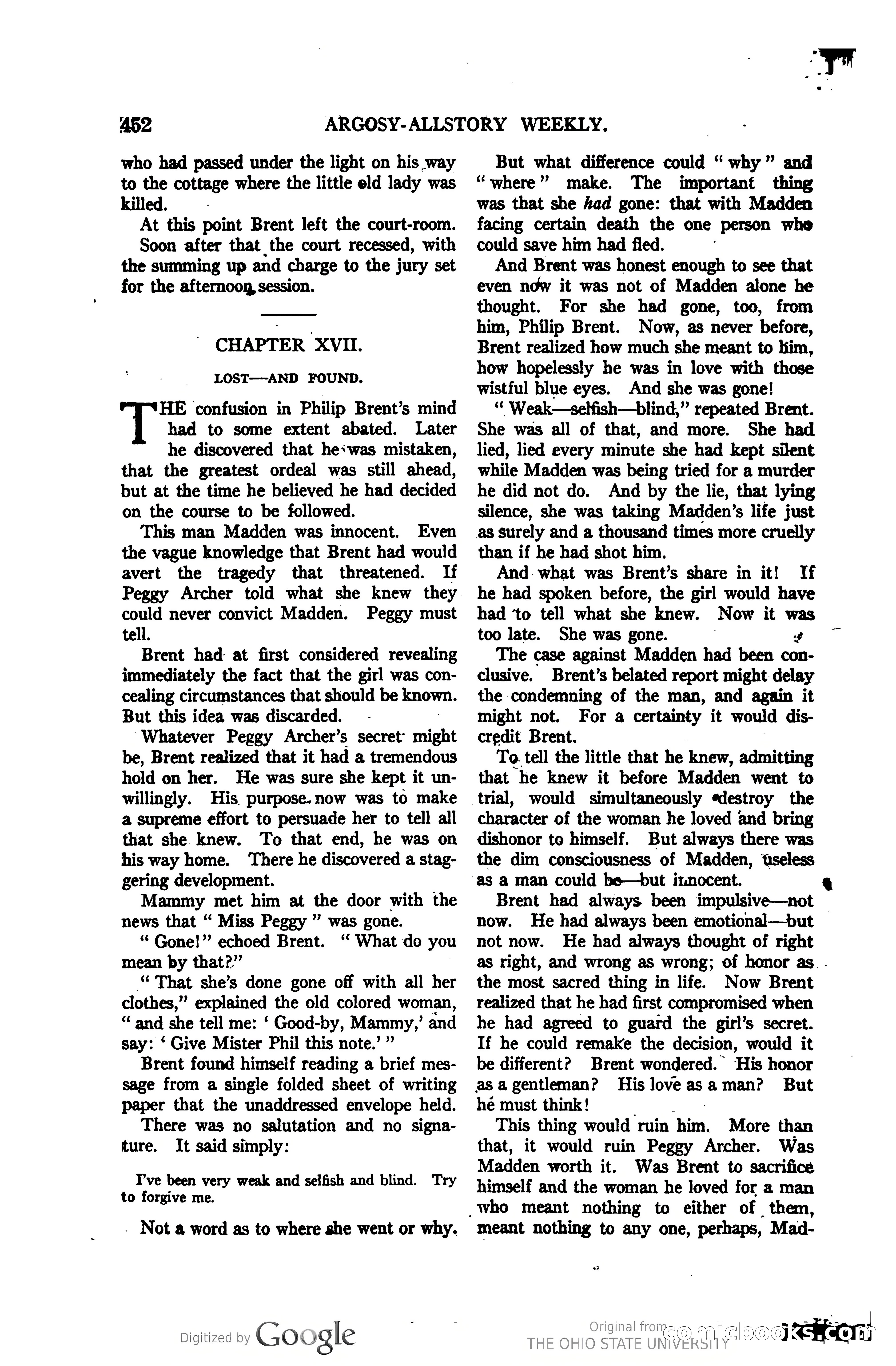 Argosy All-Story Weekly, Vol. 123, No. 3 — page 170 of 232