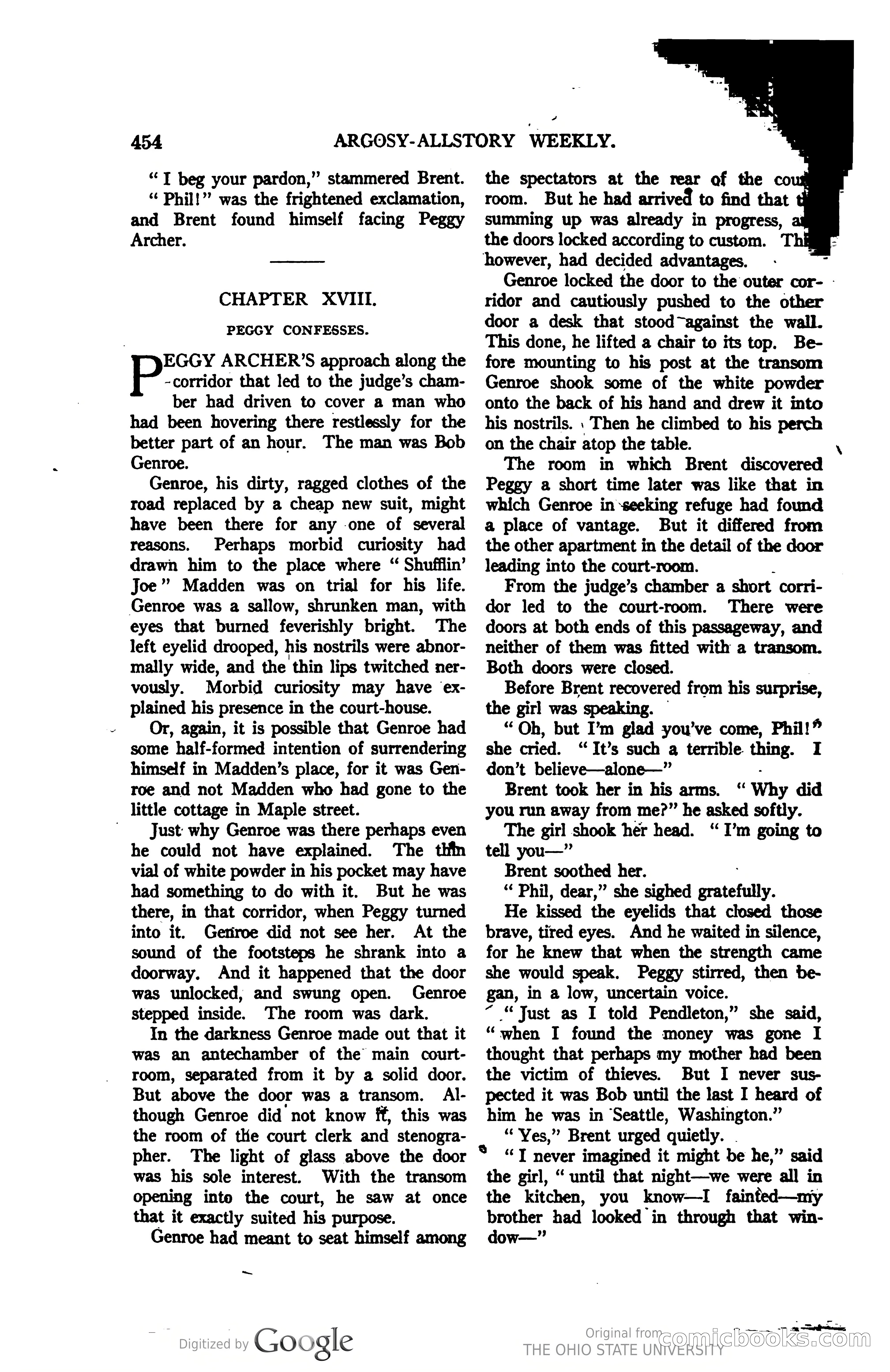 Argosy All-Story Weekly, Vol. 123, No. 3 — page 172 of 232