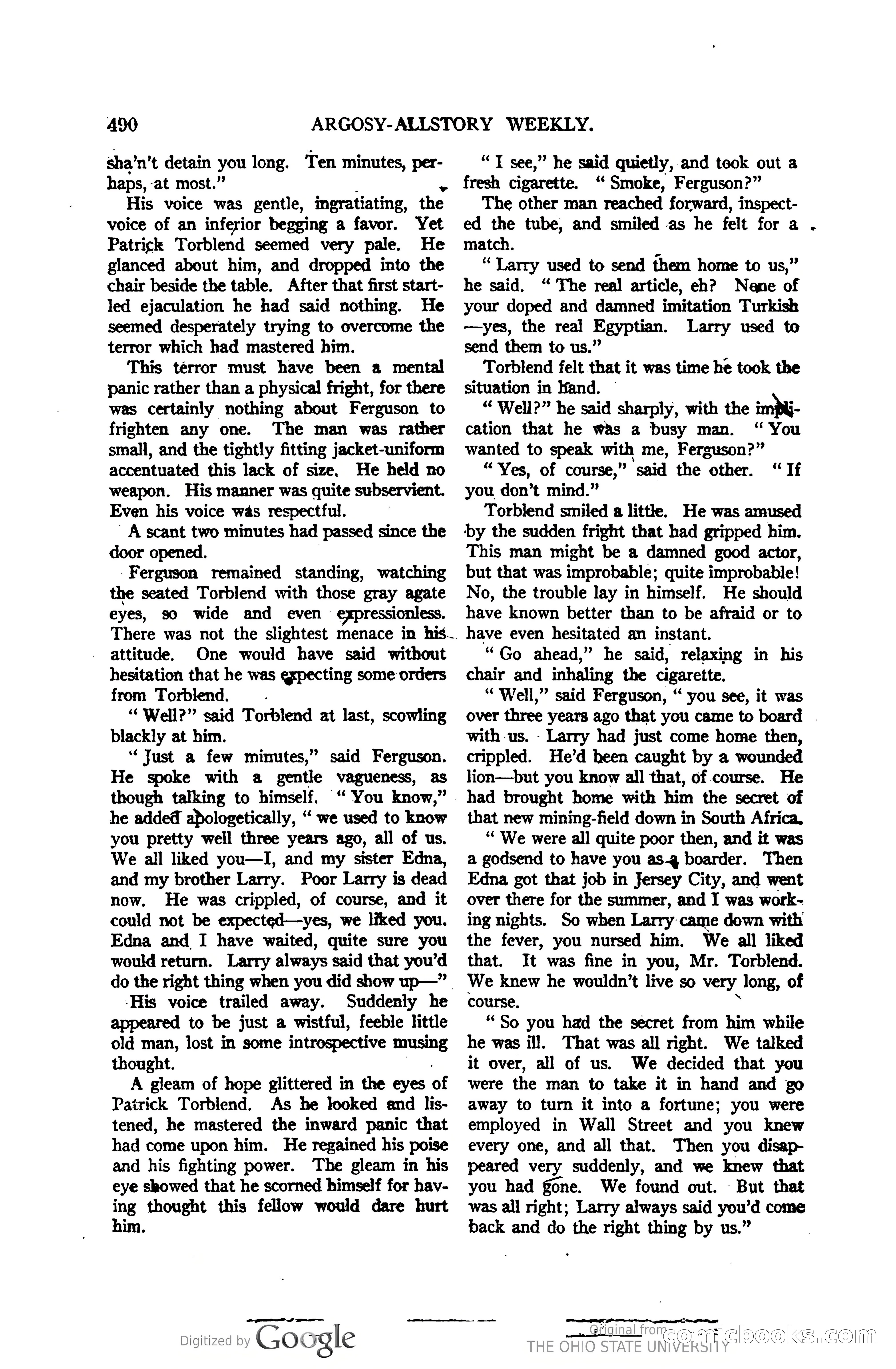 Argosy All-Story Weekly, Vol. 123, No. 3 — page 208 of 232