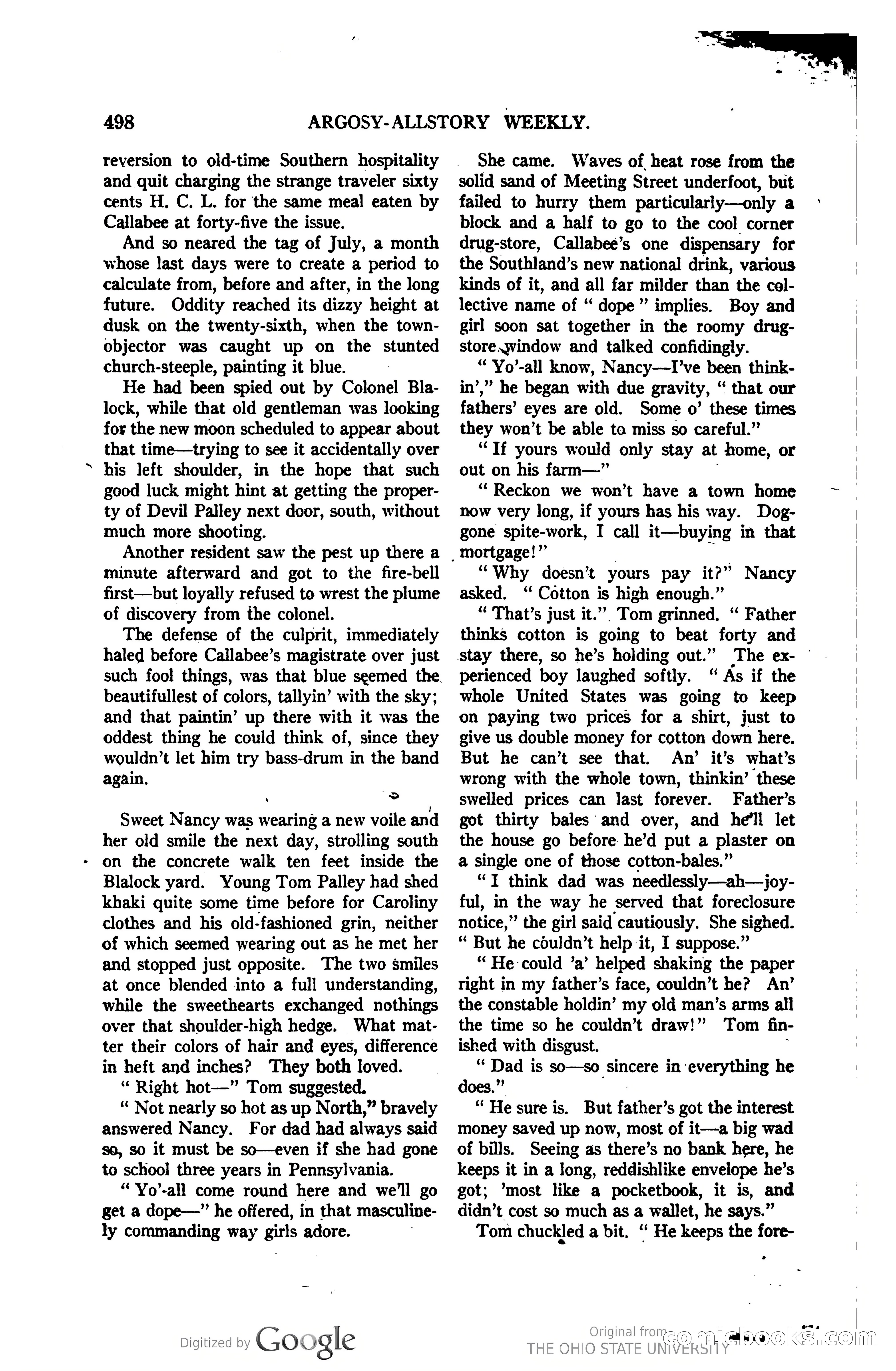 Argosy All-Story Weekly, Vol. 123, No. 3 — page 216 of 232