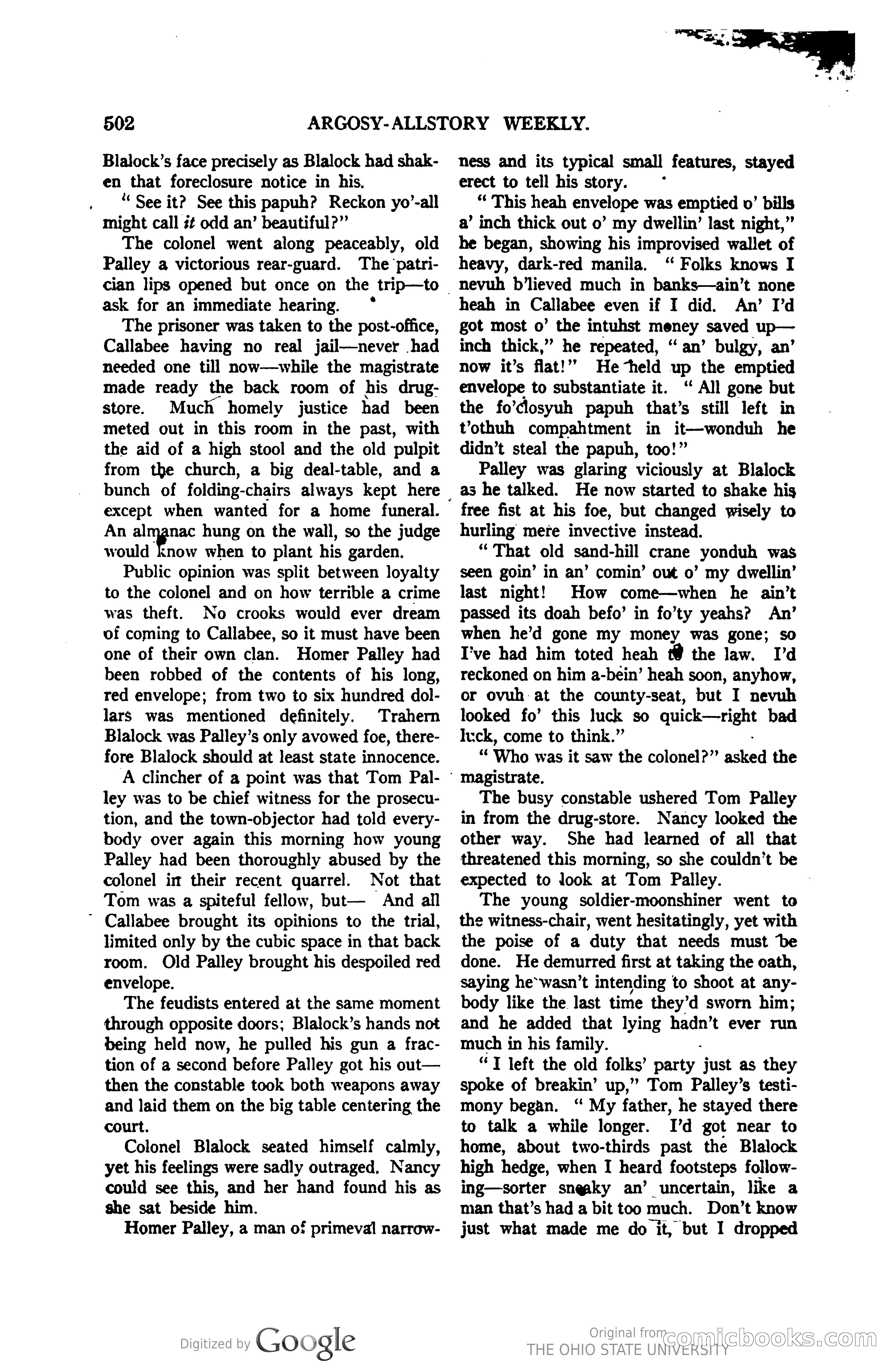 Argosy All-Story Weekly, Vol. 123, No. 3 — page 220 of 232