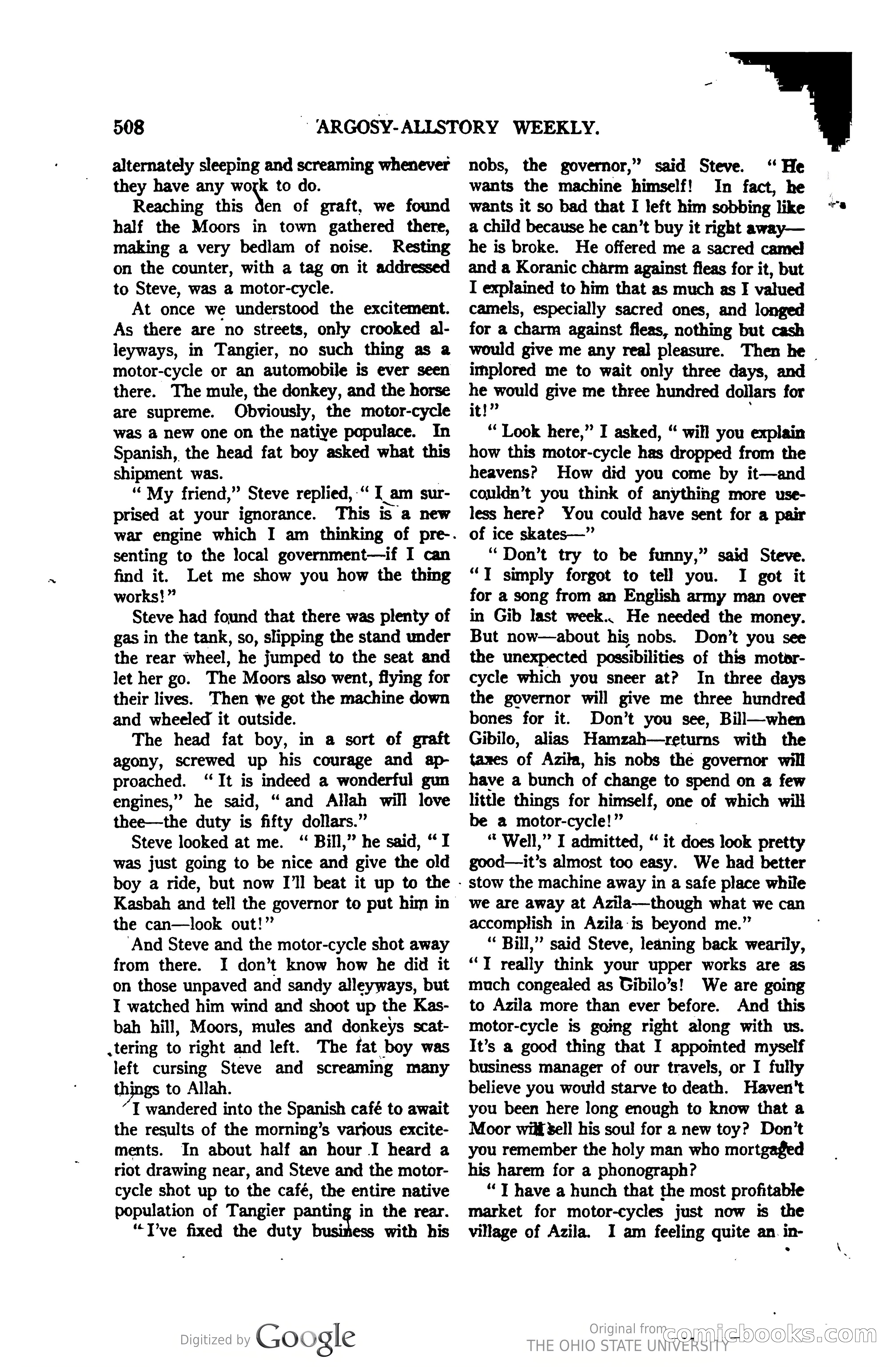 Argosy All-Story Weekly, Vol. 123, No. 3 — page 226 of 232