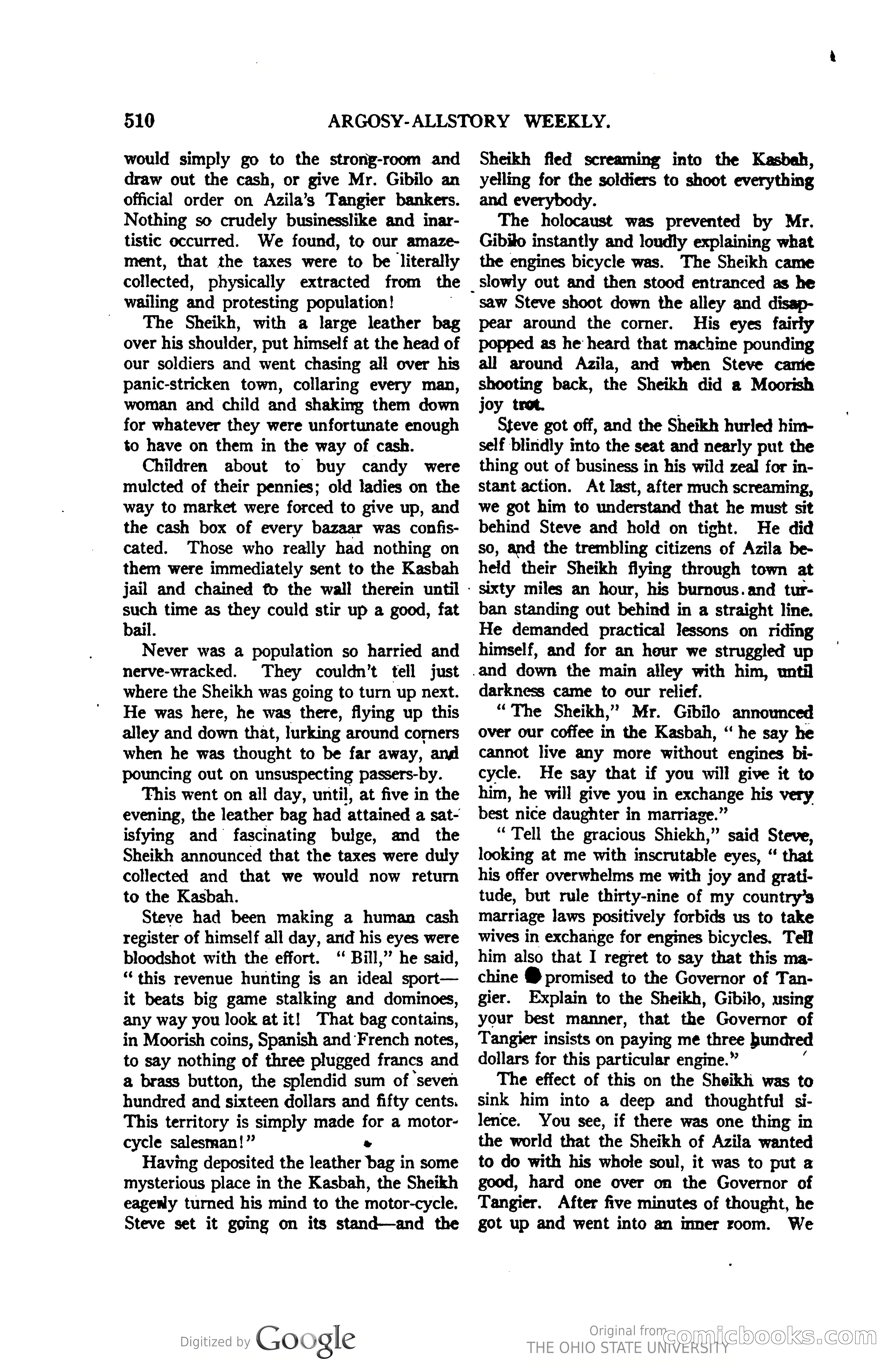 Argosy All-Story Weekly, Vol. 123, No. 3 — page 228 of 232