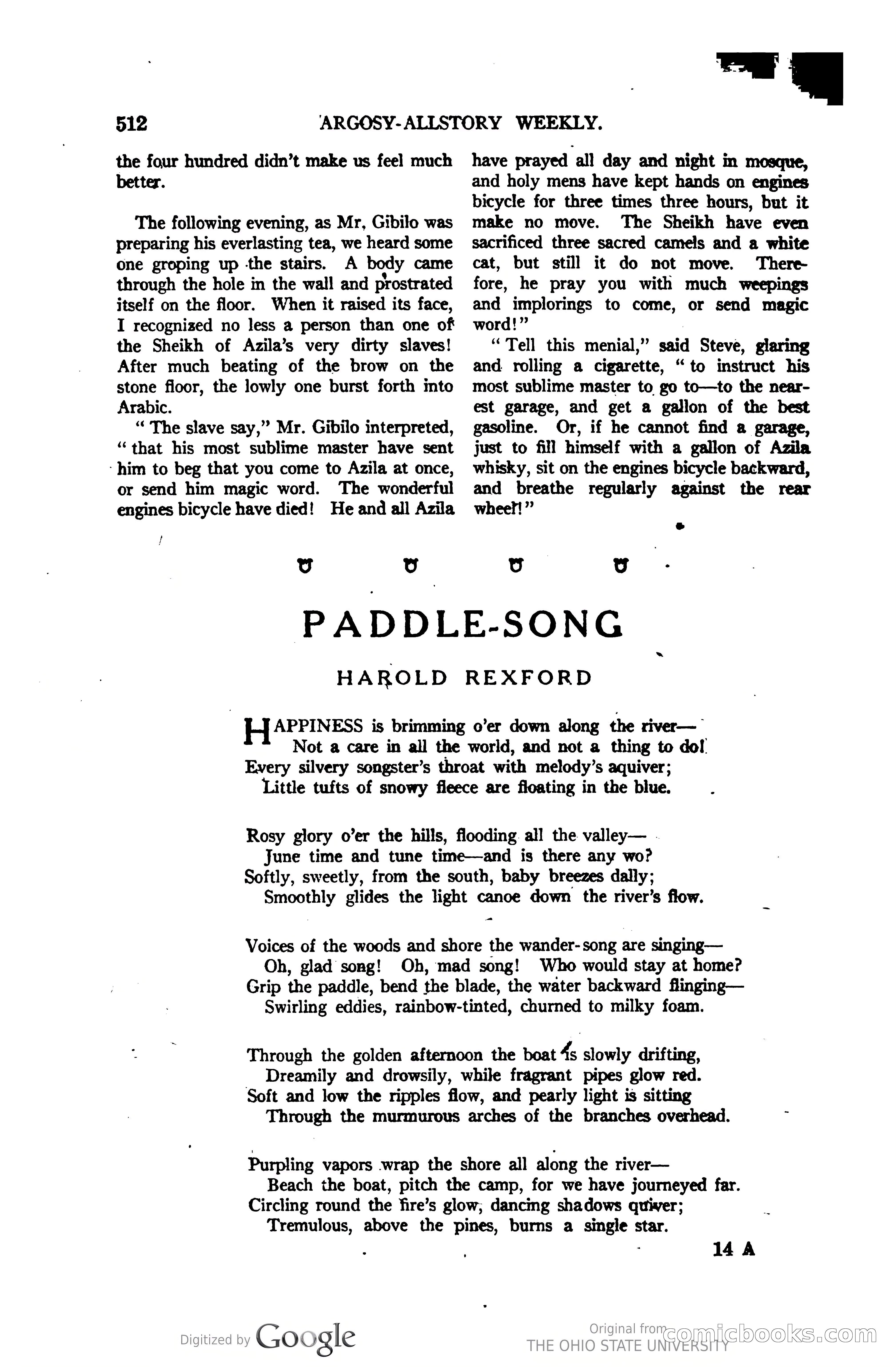 Argosy All-Story Weekly, Vol. 123, No. 3 — page 230 of 232