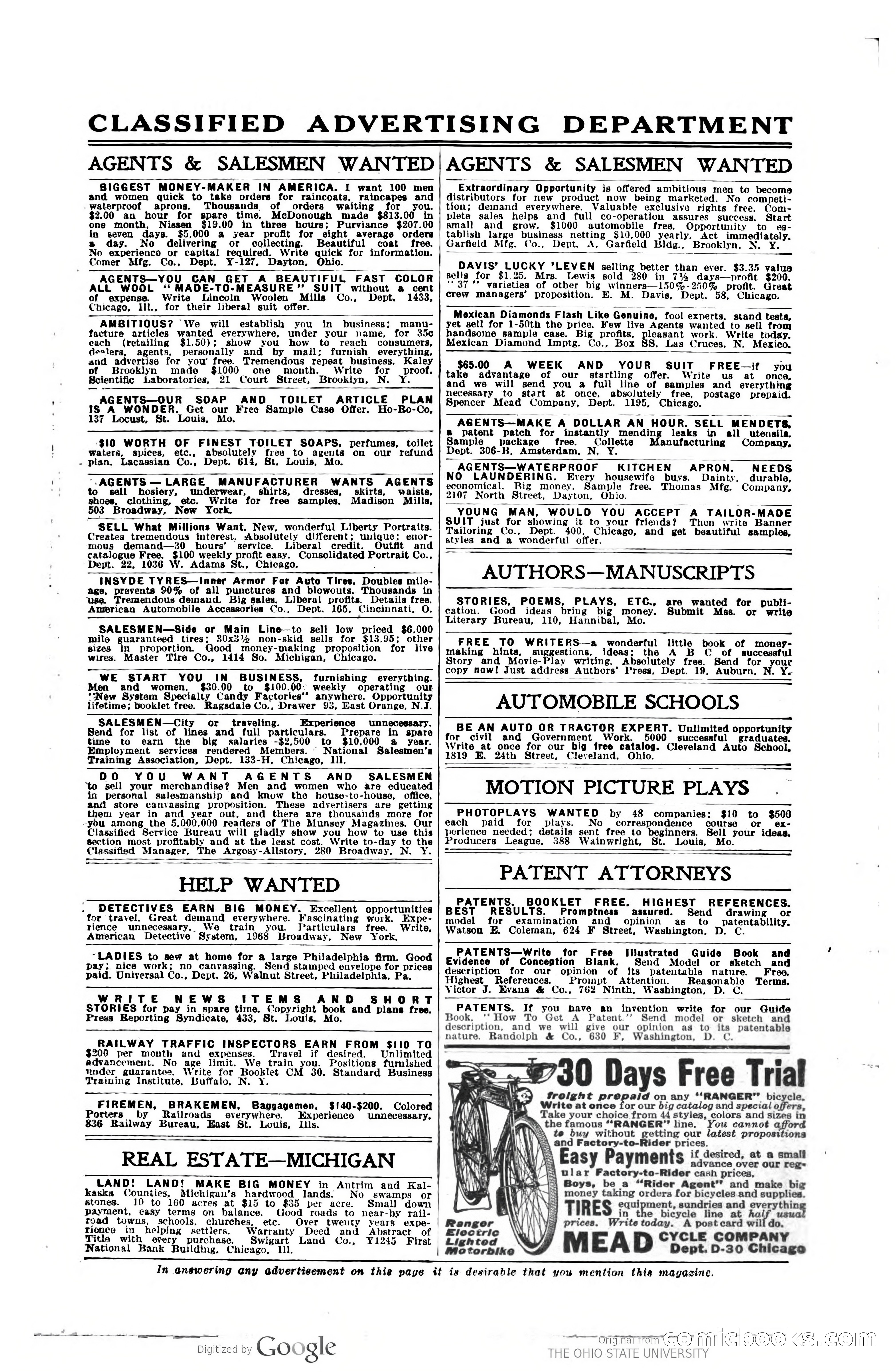 Argosy All-Story Weekly, Vol. 123, No. 4 — page 5 of 200