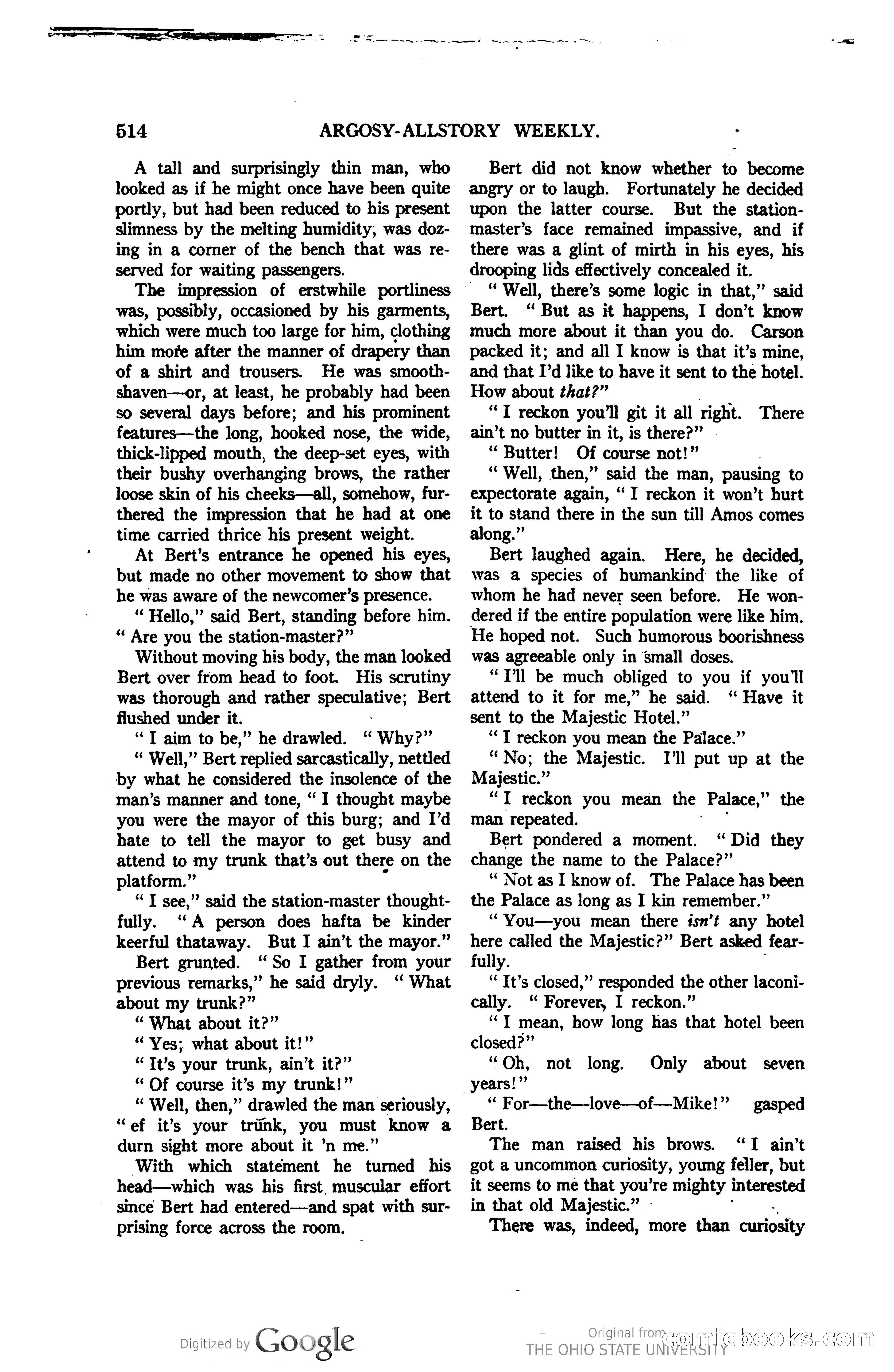 Argosy All-Story Weekly, Vol. 123, No. 4 — page 8 of 200