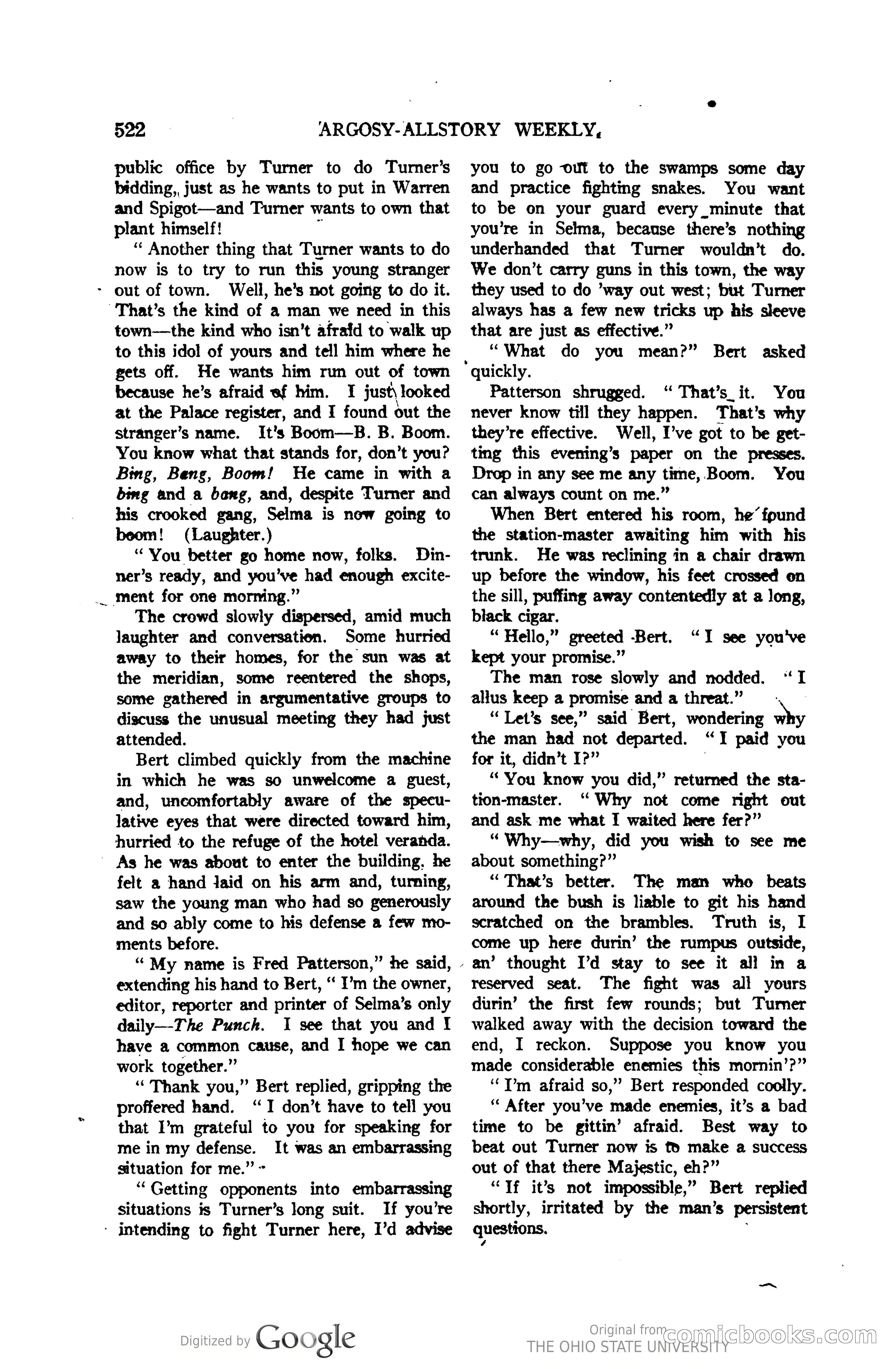 Argosy All-Story Weekly, Vol. 123, No. 4 — page 16 of 200