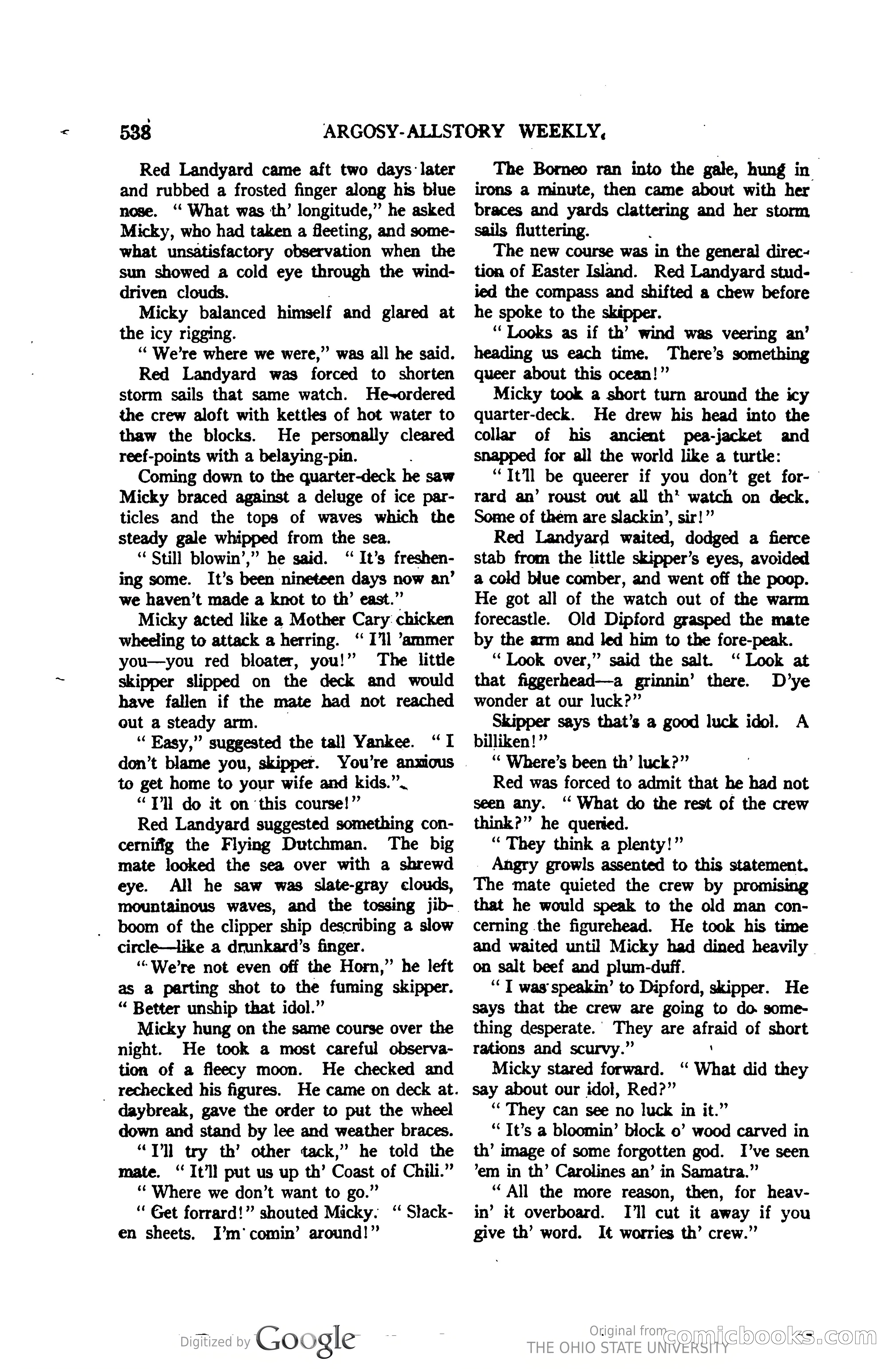 Argosy All-Story Weekly, Vol. 123, No. 4 — page 32 of 200