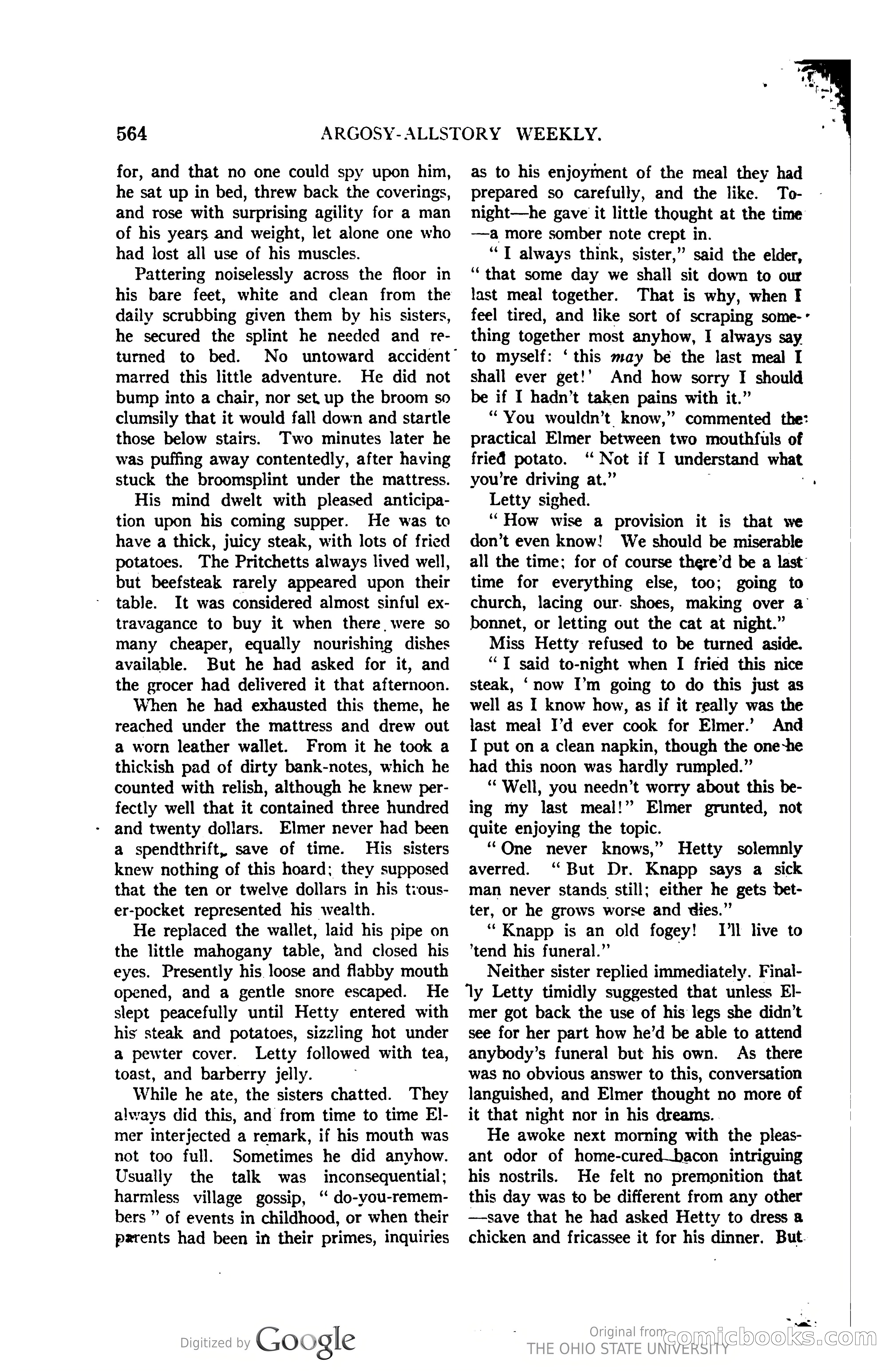 Argosy All-Story Weekly, Vol. 123, No. 4 — page 58 of 200