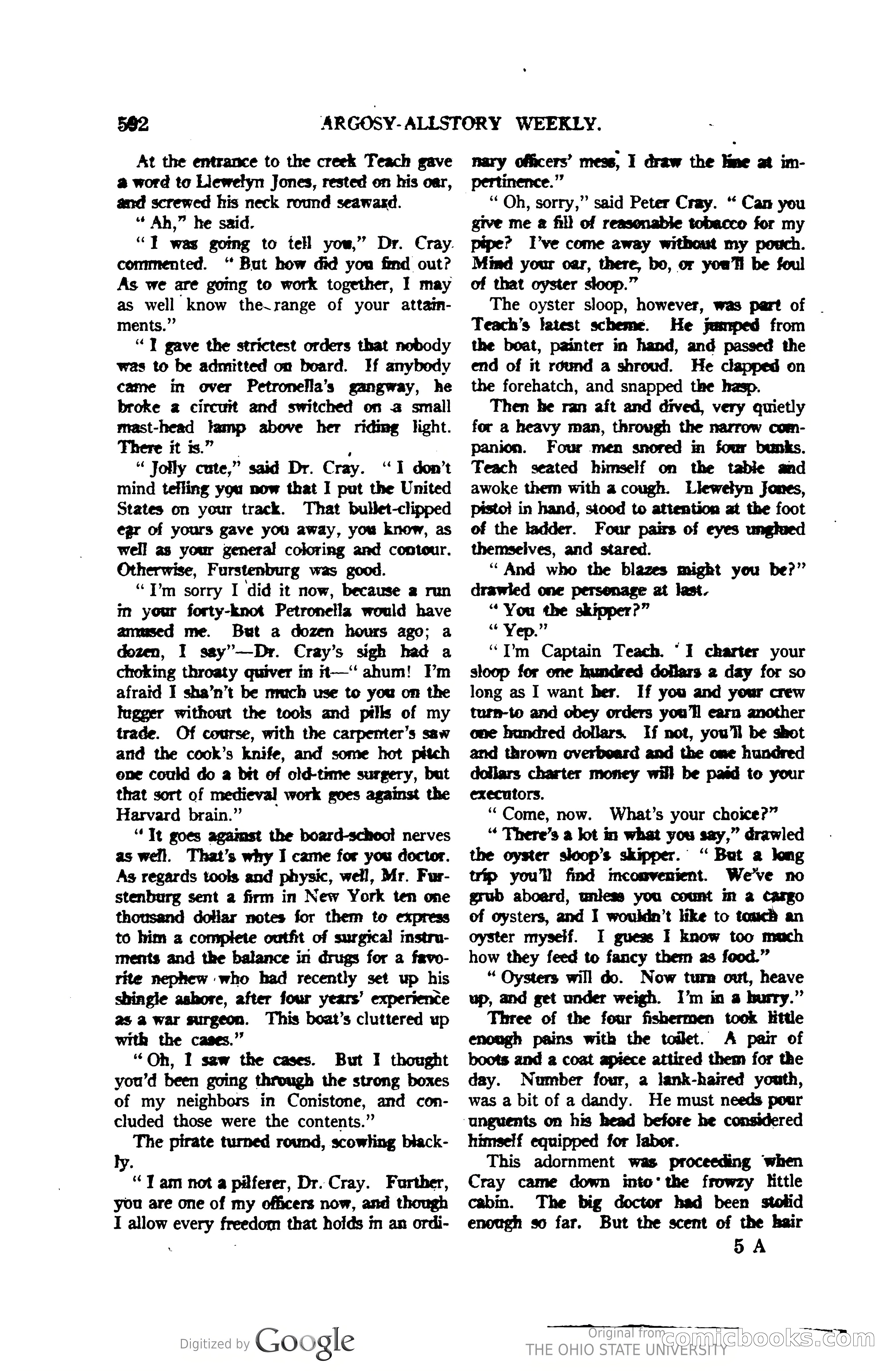 Argosy All-Story Weekly, Vol. 123, No. 4 — page 86 of 200