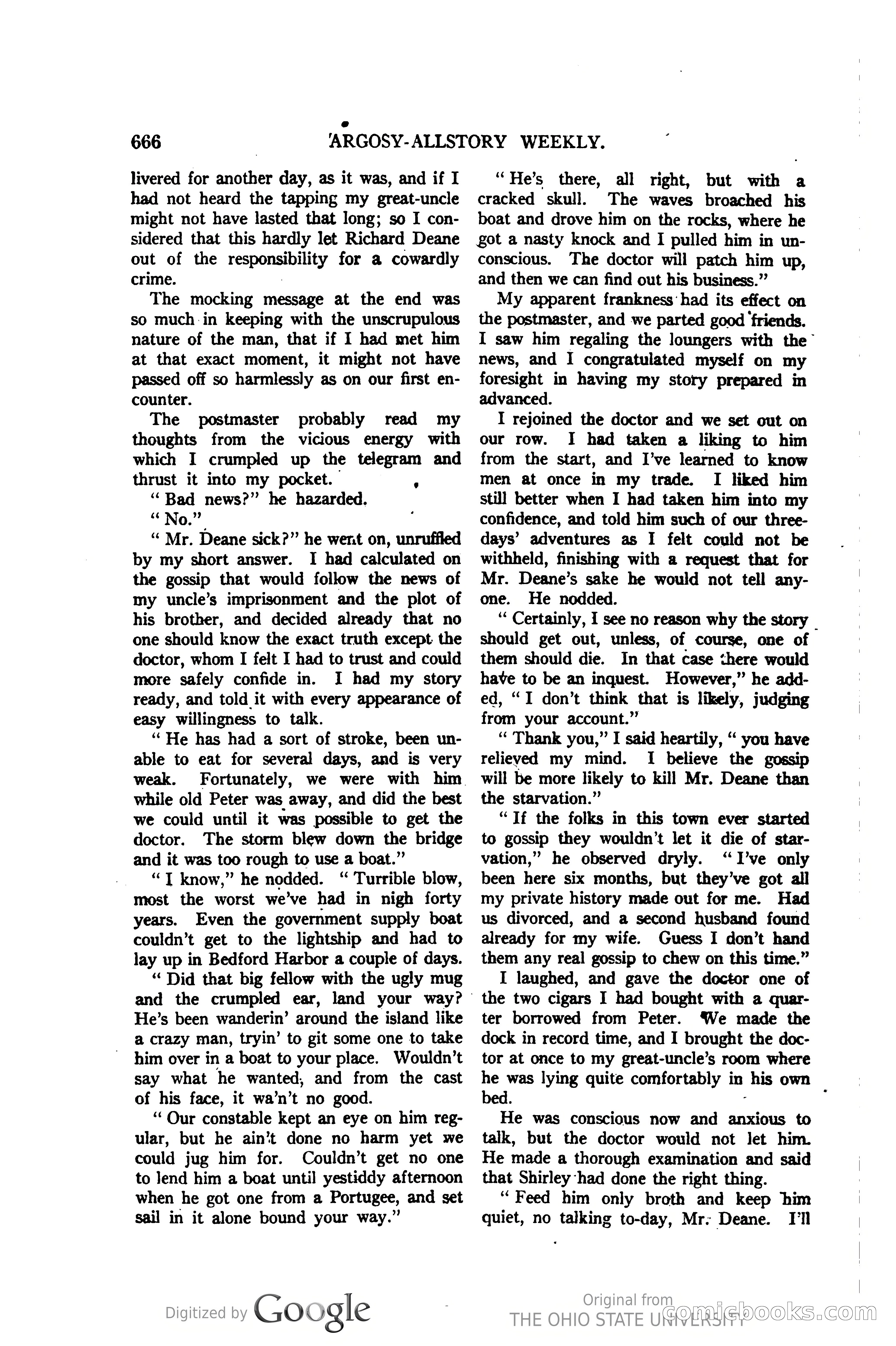 Argosy All-Story Weekly, Vol. 123, No. 4 — page 160 of 200
