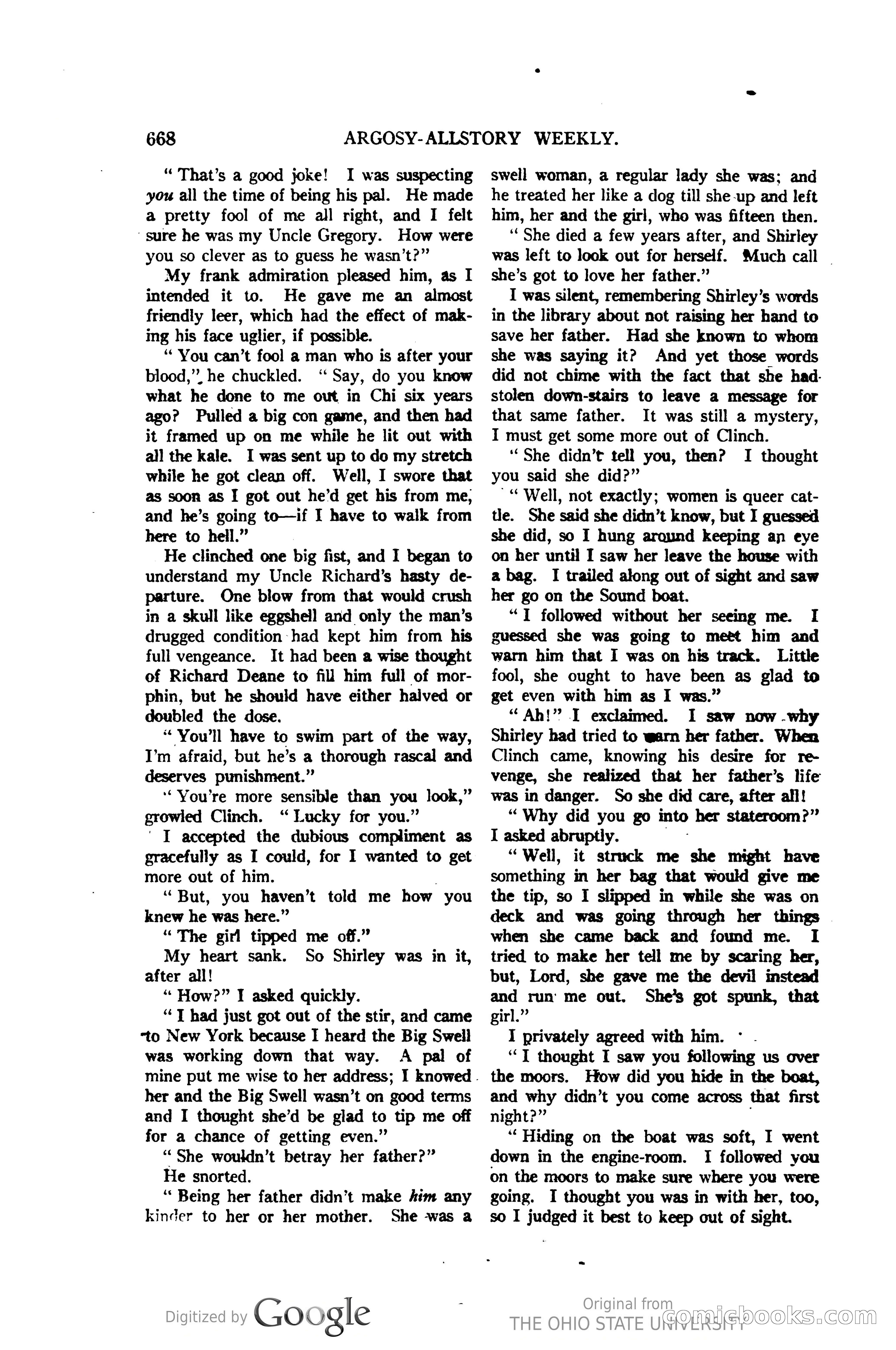 Argosy All-Story Weekly, Vol. 123, No. 4 — page 162 of 200