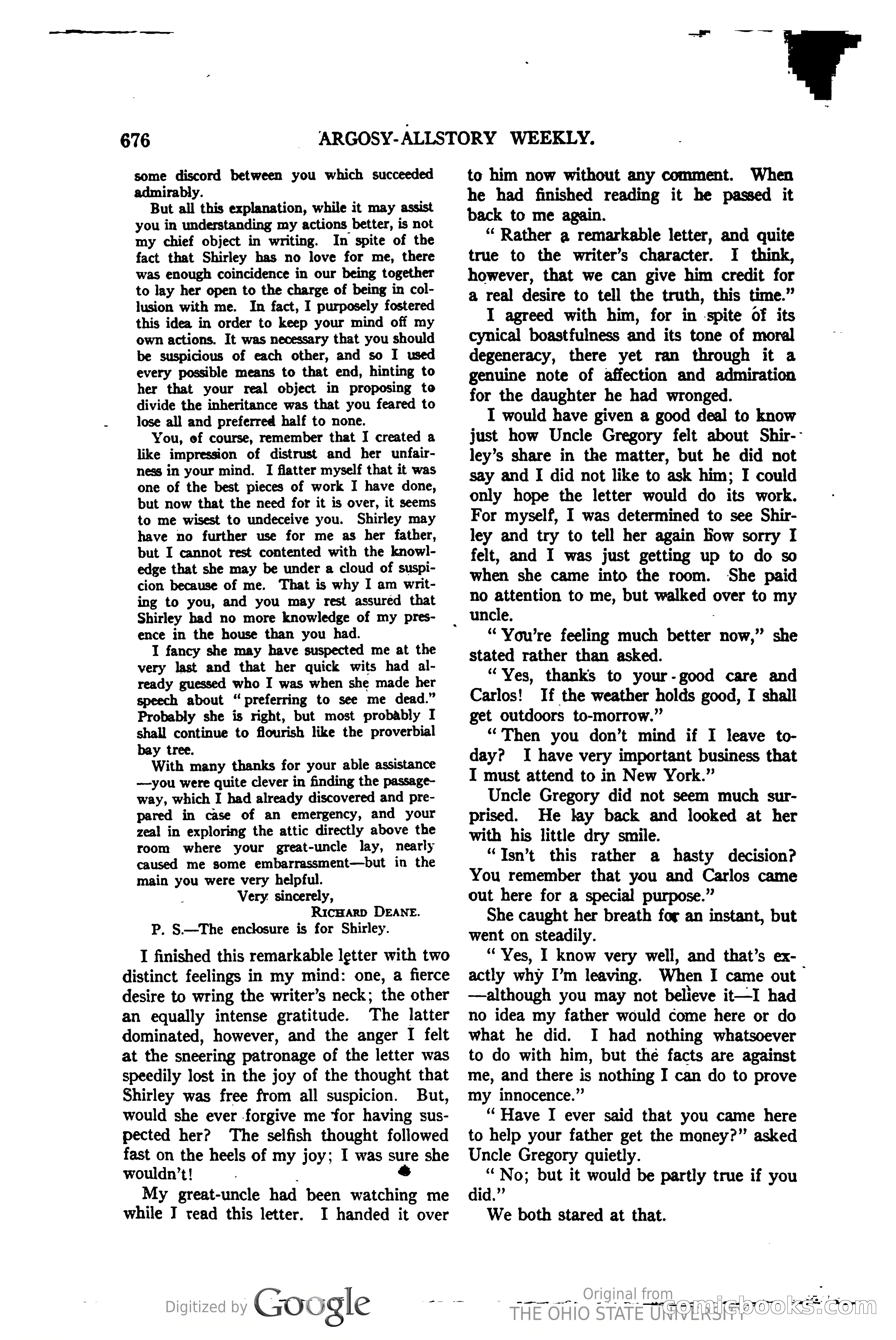 Argosy All-Story Weekly, Vol. 123, No. 4 — page 170 of 200