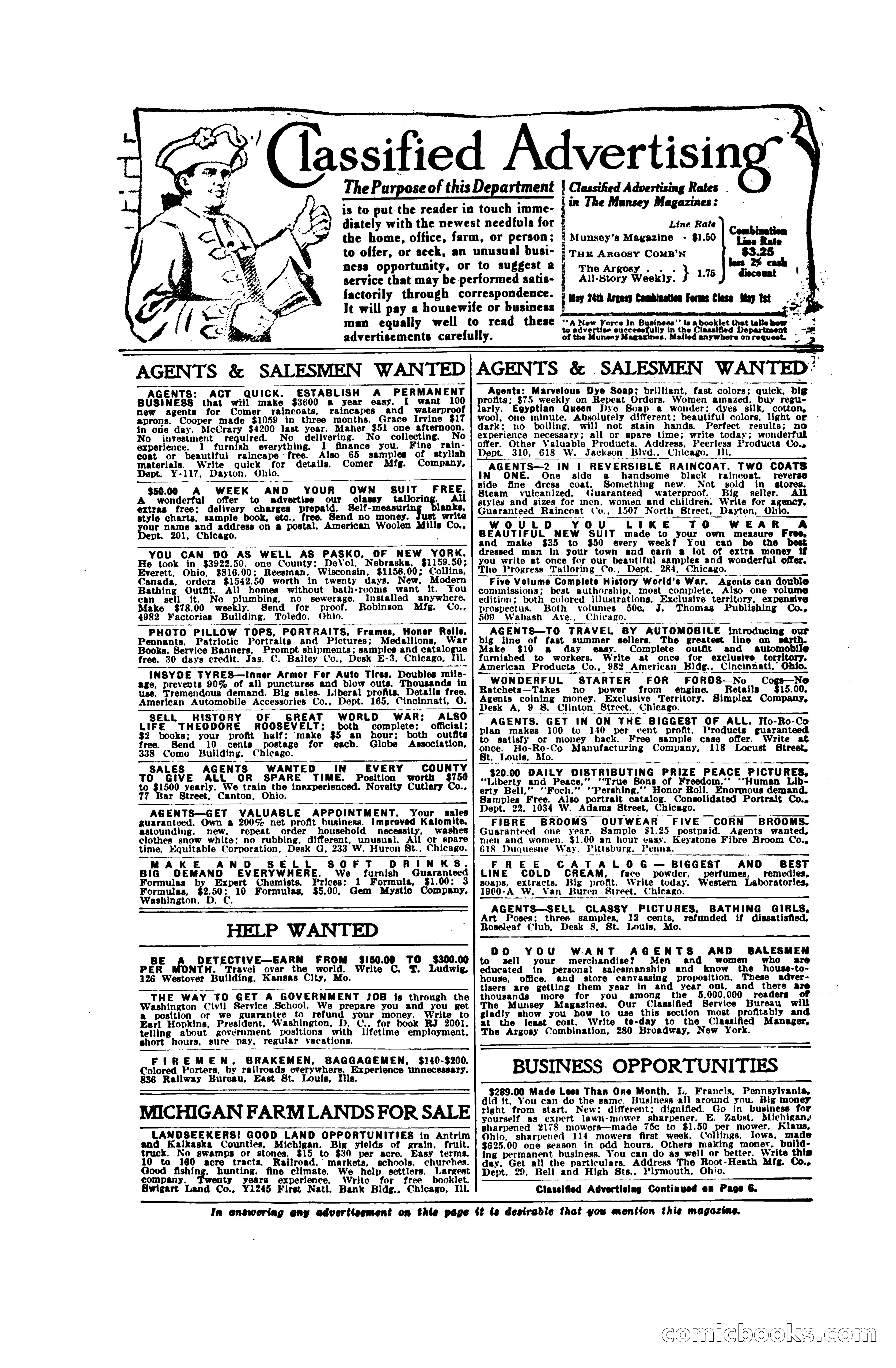 Argosy and Railroad Man's Magazine, Vol. 107 No. 3 — page 6 of 196