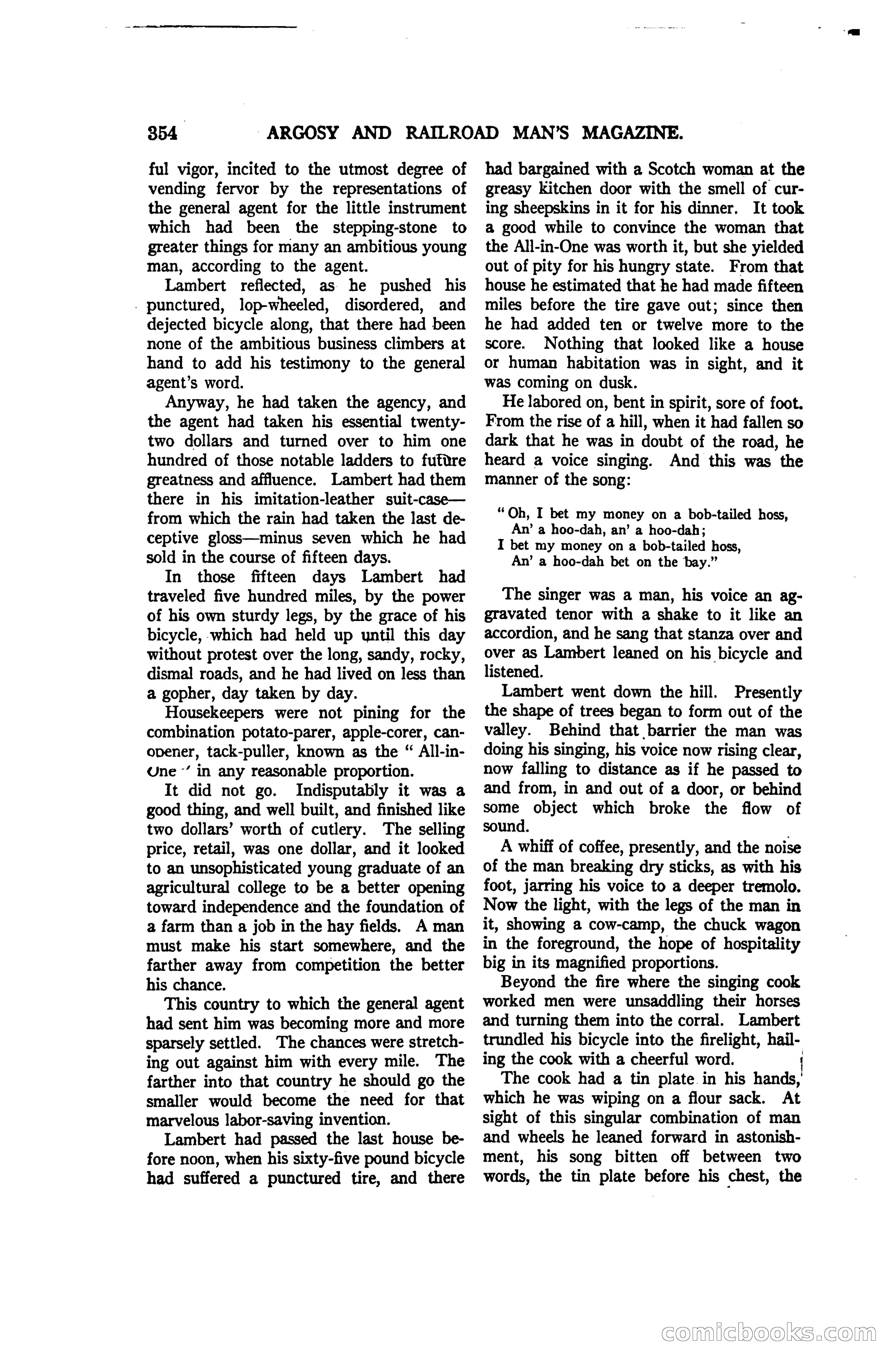 Argosy and Railroad Man's Magazine, Vol. 107 No. 3 — page 12 of 196