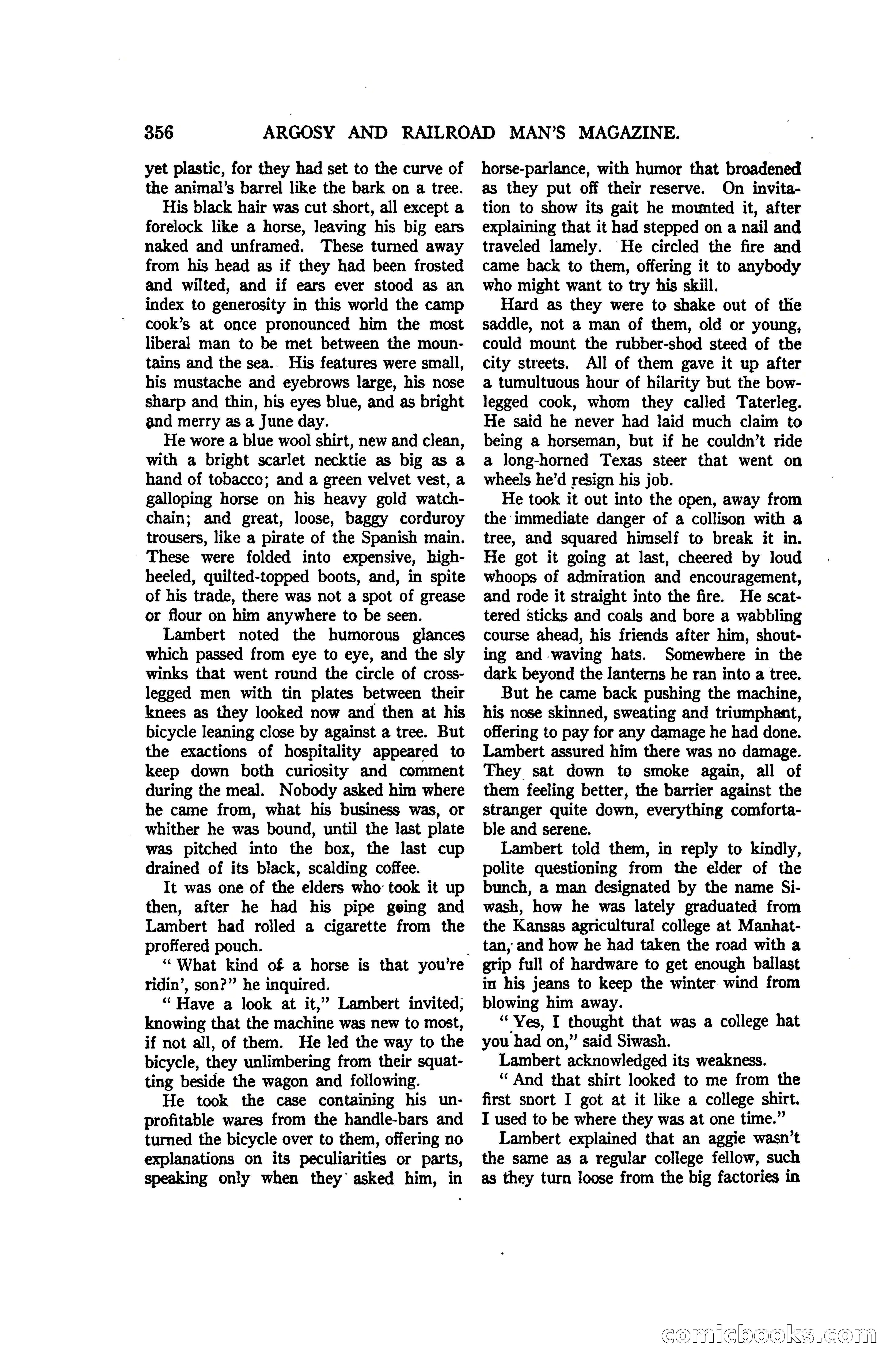 Argosy and Railroad Man's Magazine, Vol. 107 No. 3 — page 14 of 196