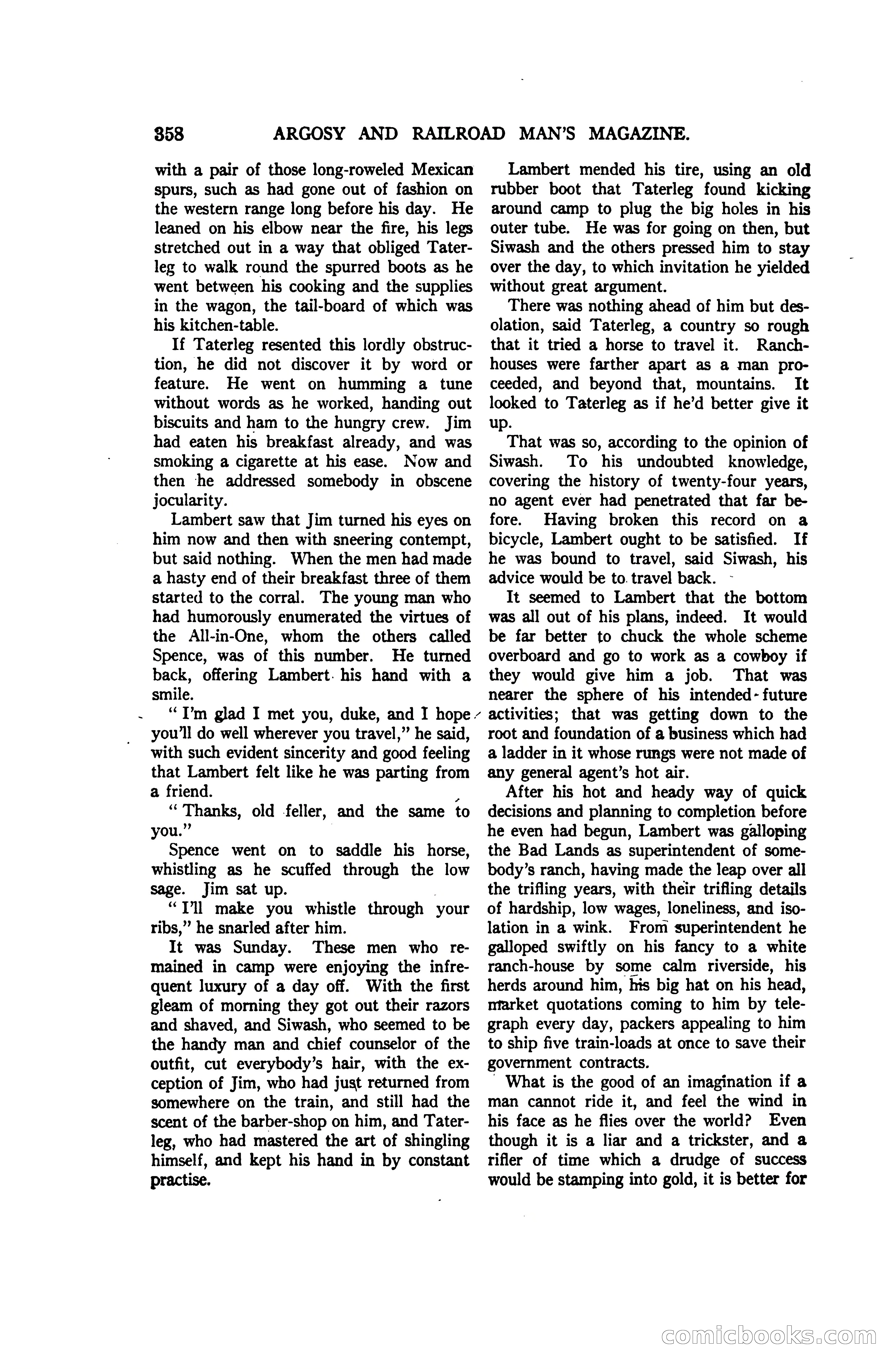 Argosy and Railroad Man's Magazine, Vol. 107 No. 3 — page 16 of 196