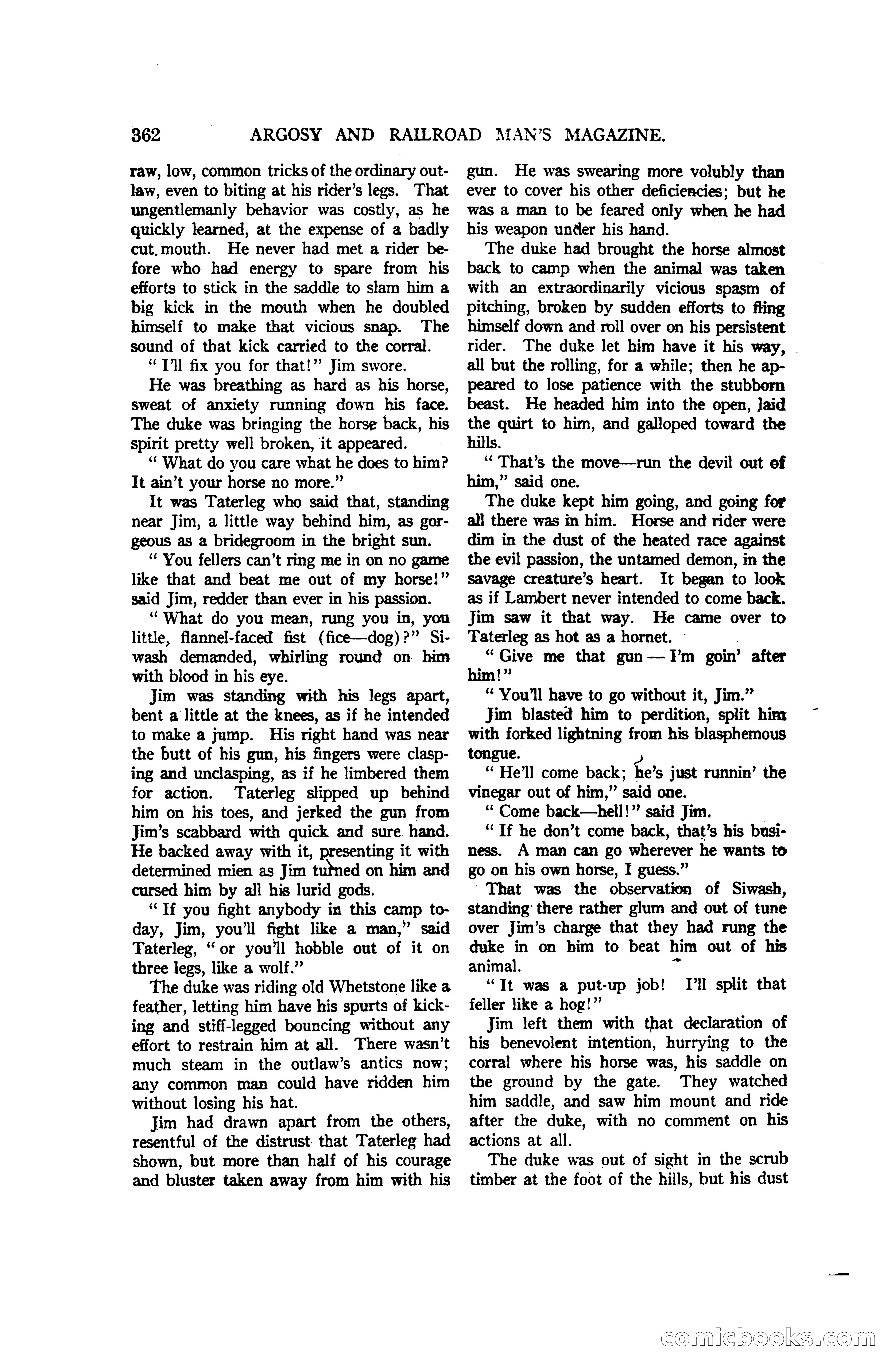 Argosy and Railroad Man's Magazine, Vol. 107 No. 3 — page 20 of 196