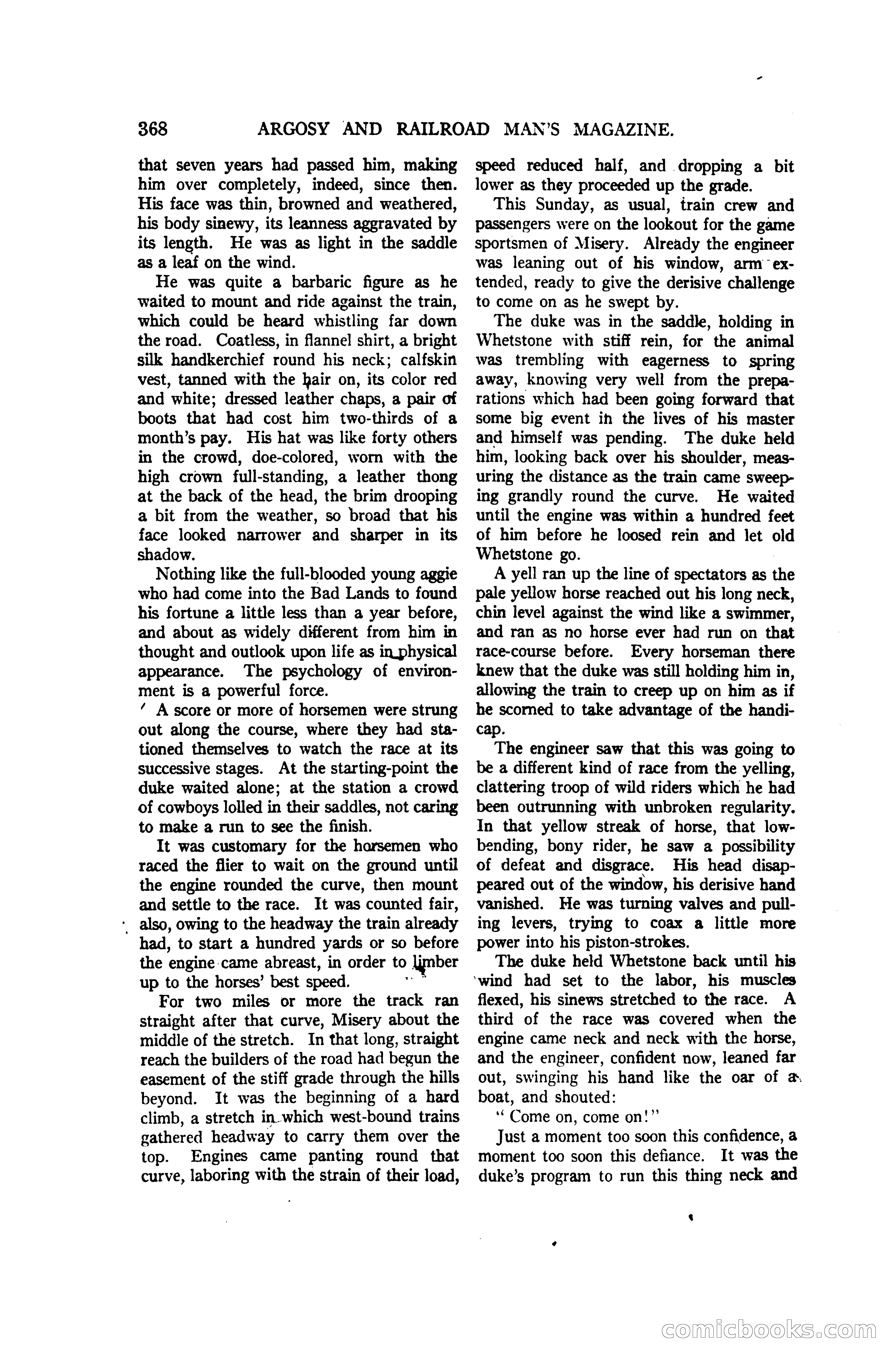 Argosy and Railroad Man's Magazine, Vol. 107 No. 3 — page 26 of 196