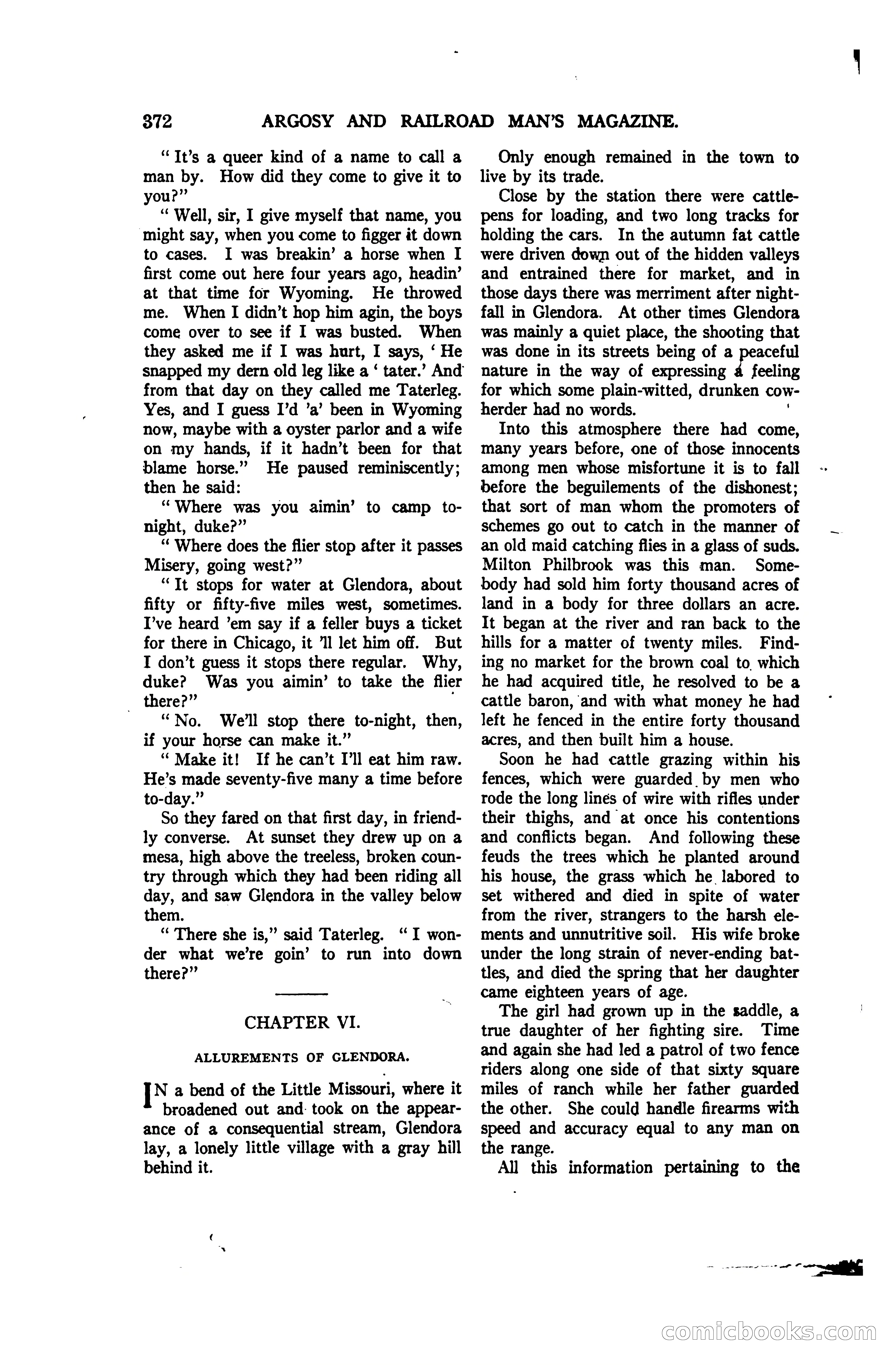 Argosy and Railroad Man's Magazine, Vol. 107 No. 3 — page 30 of 196