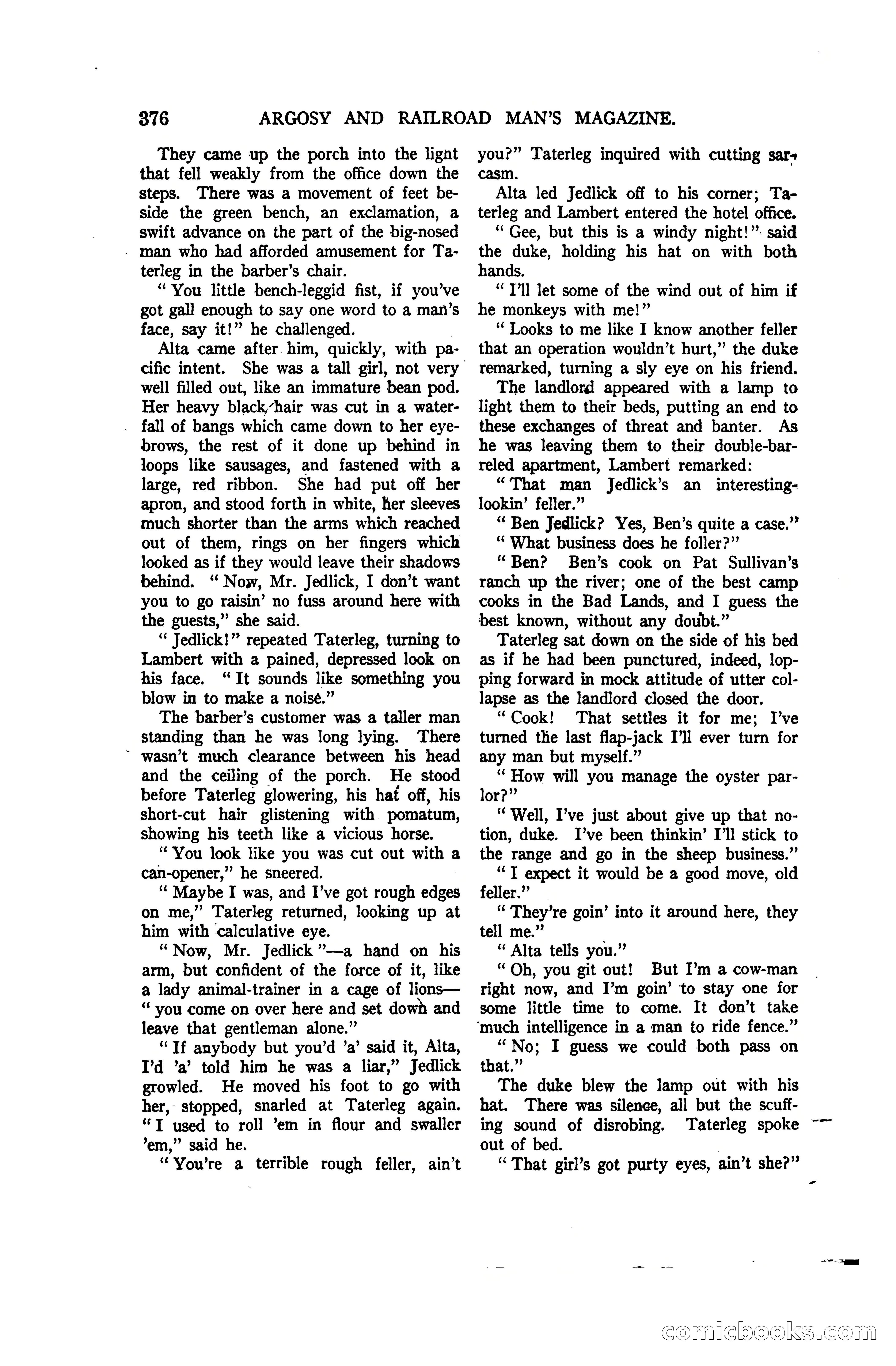 Argosy and Railroad Man's Magazine, Vol. 107 No. 3 — page 34 of 196