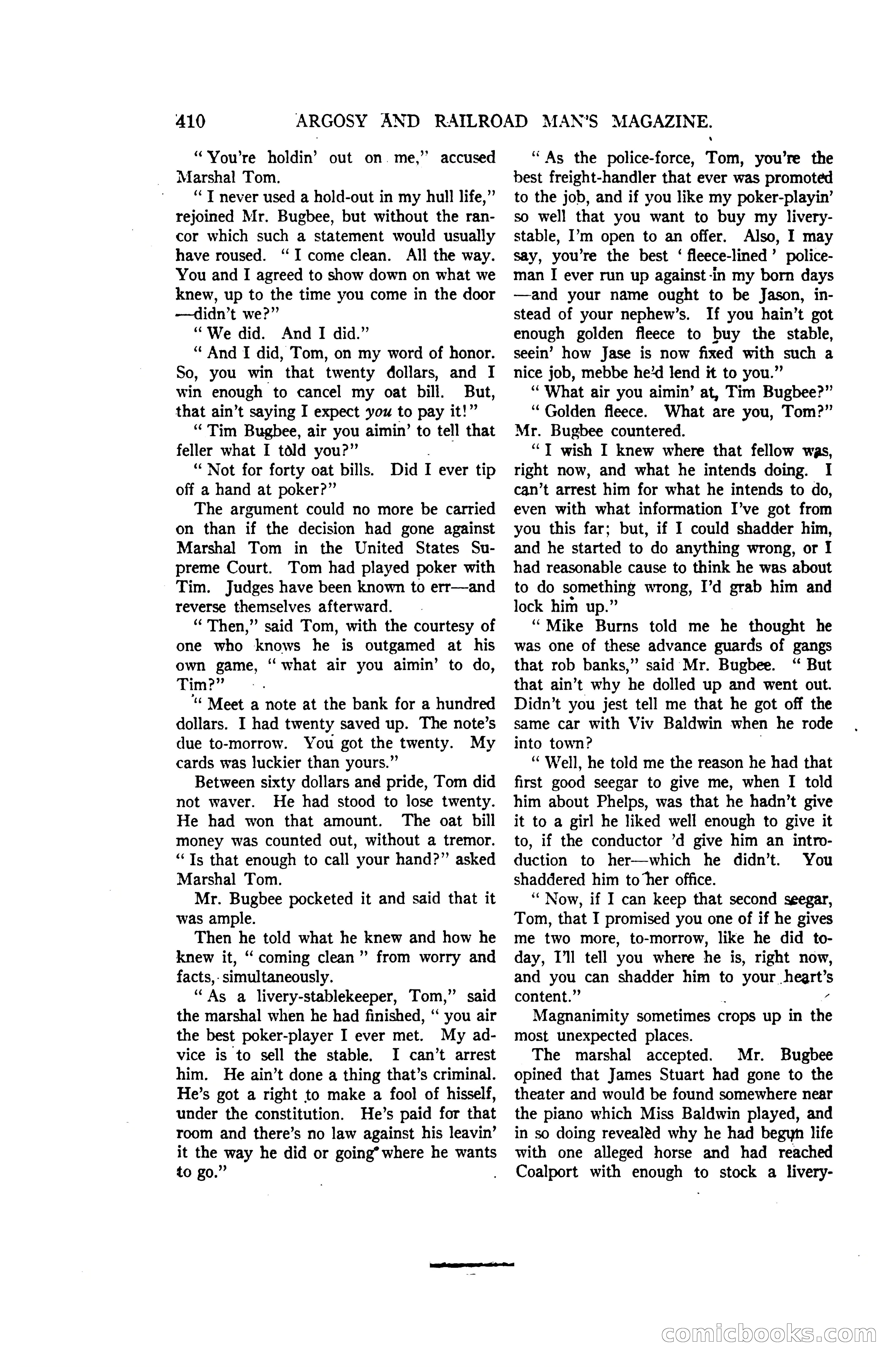 Argosy and Railroad Man's Magazine, Vol. 107 No. 3 — page 68 of 196