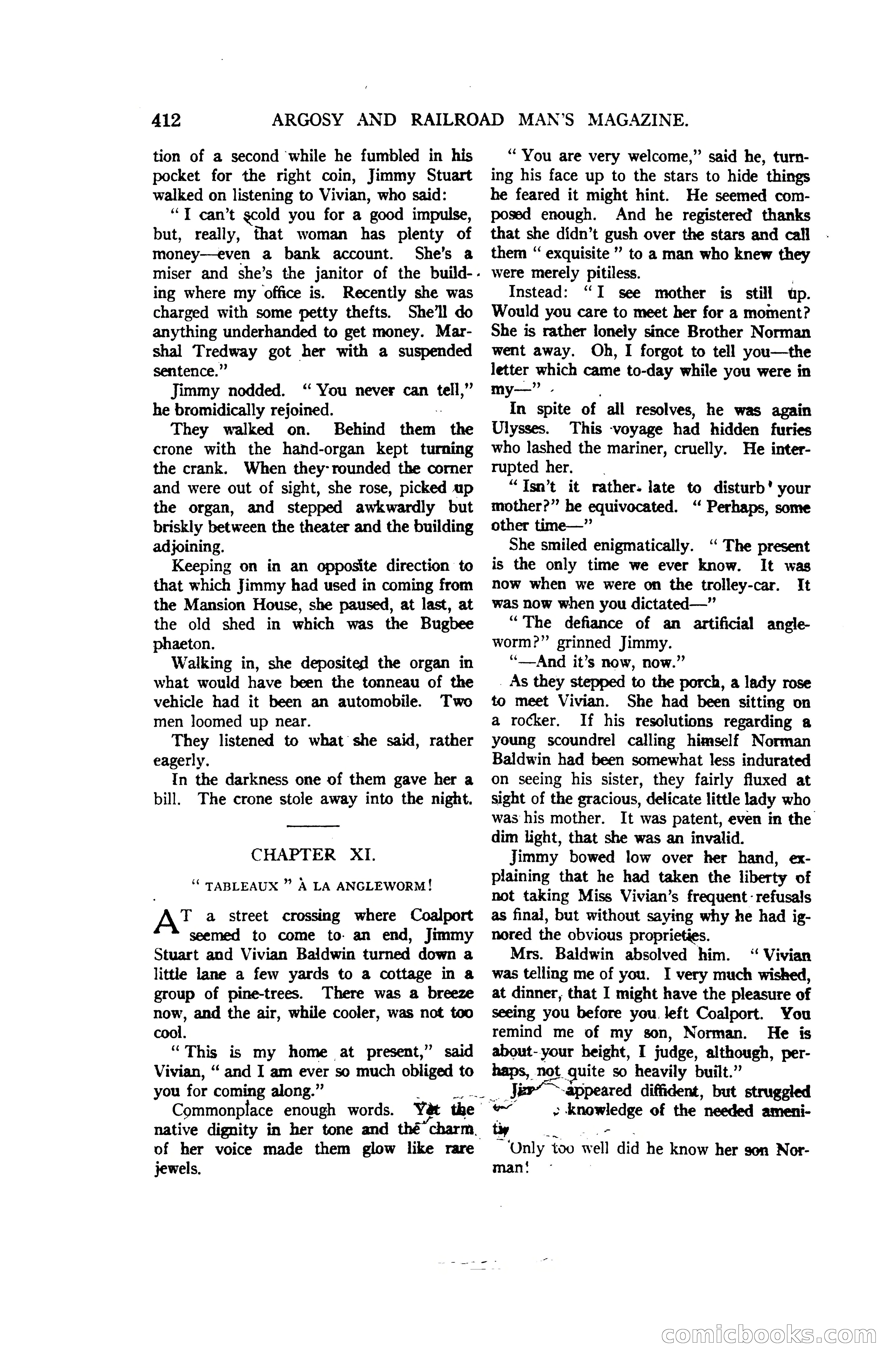Argosy and Railroad Man's Magazine, Vol. 107 No. 3 — page 70 of 196