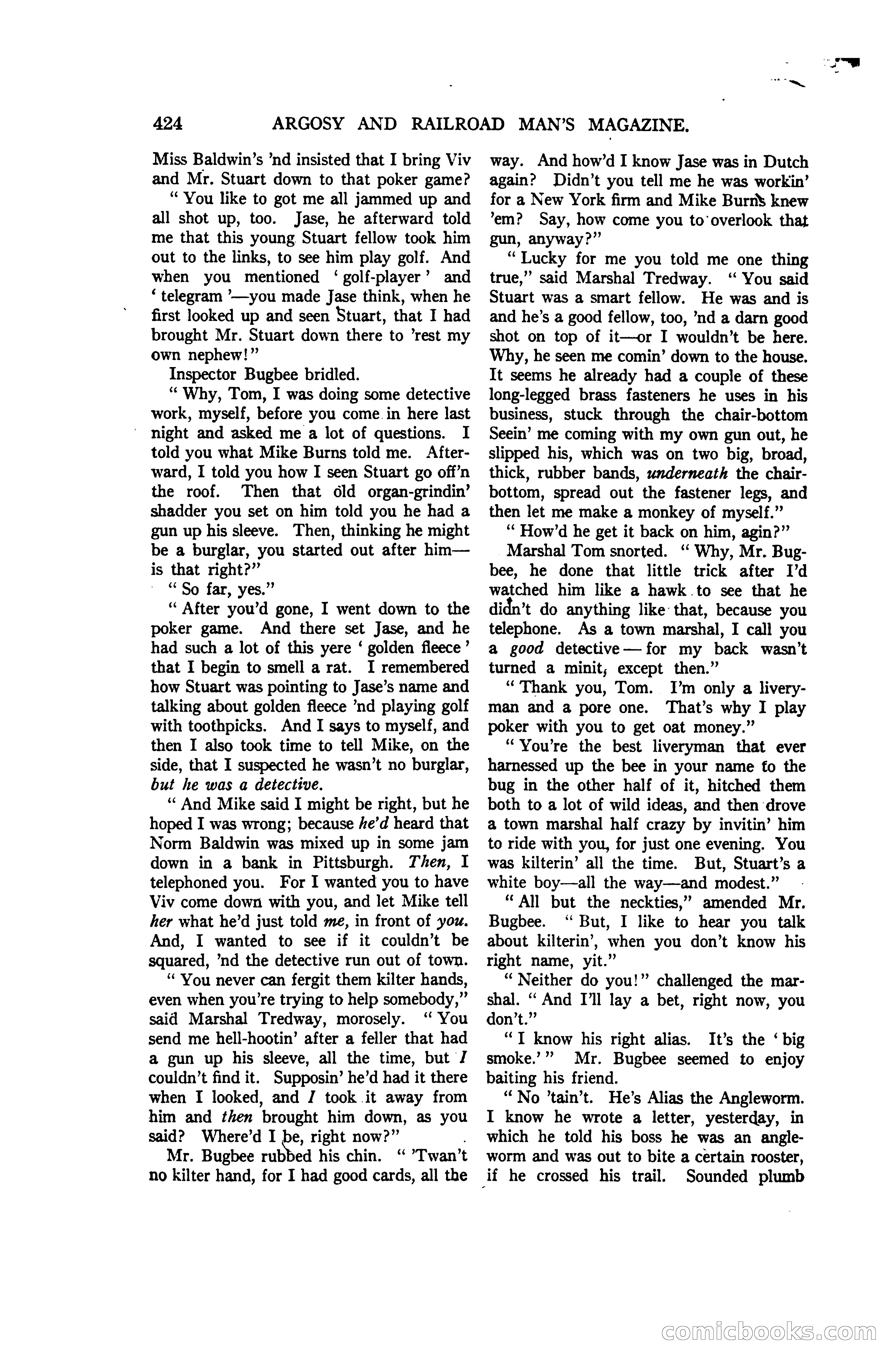 Argosy and Railroad Man's Magazine, Vol. 107 No. 3 — page 82 of 196
