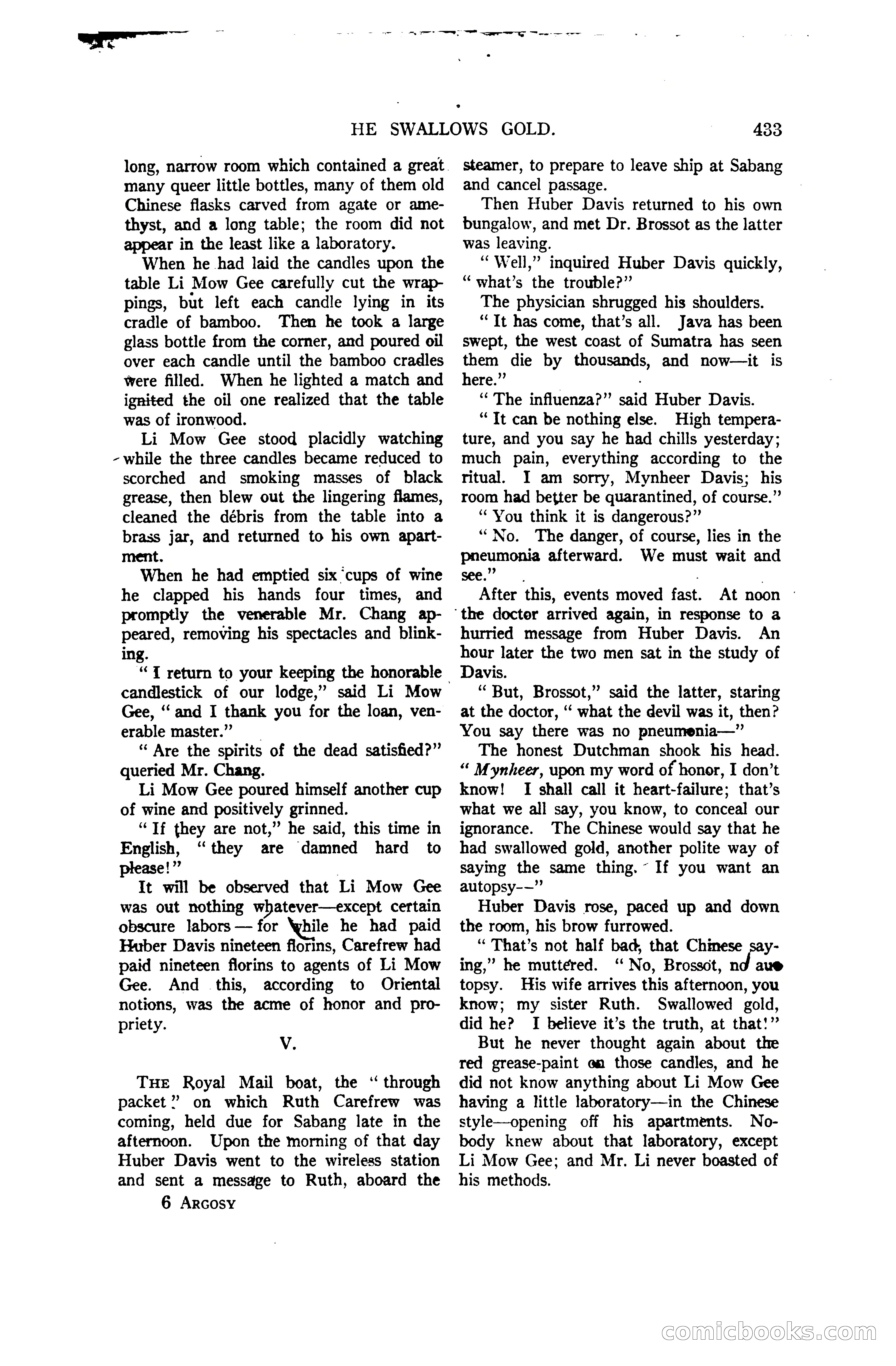 Argosy and Railroad Man's Magazine, Vol. 107 No. 3 — page 91 of 196