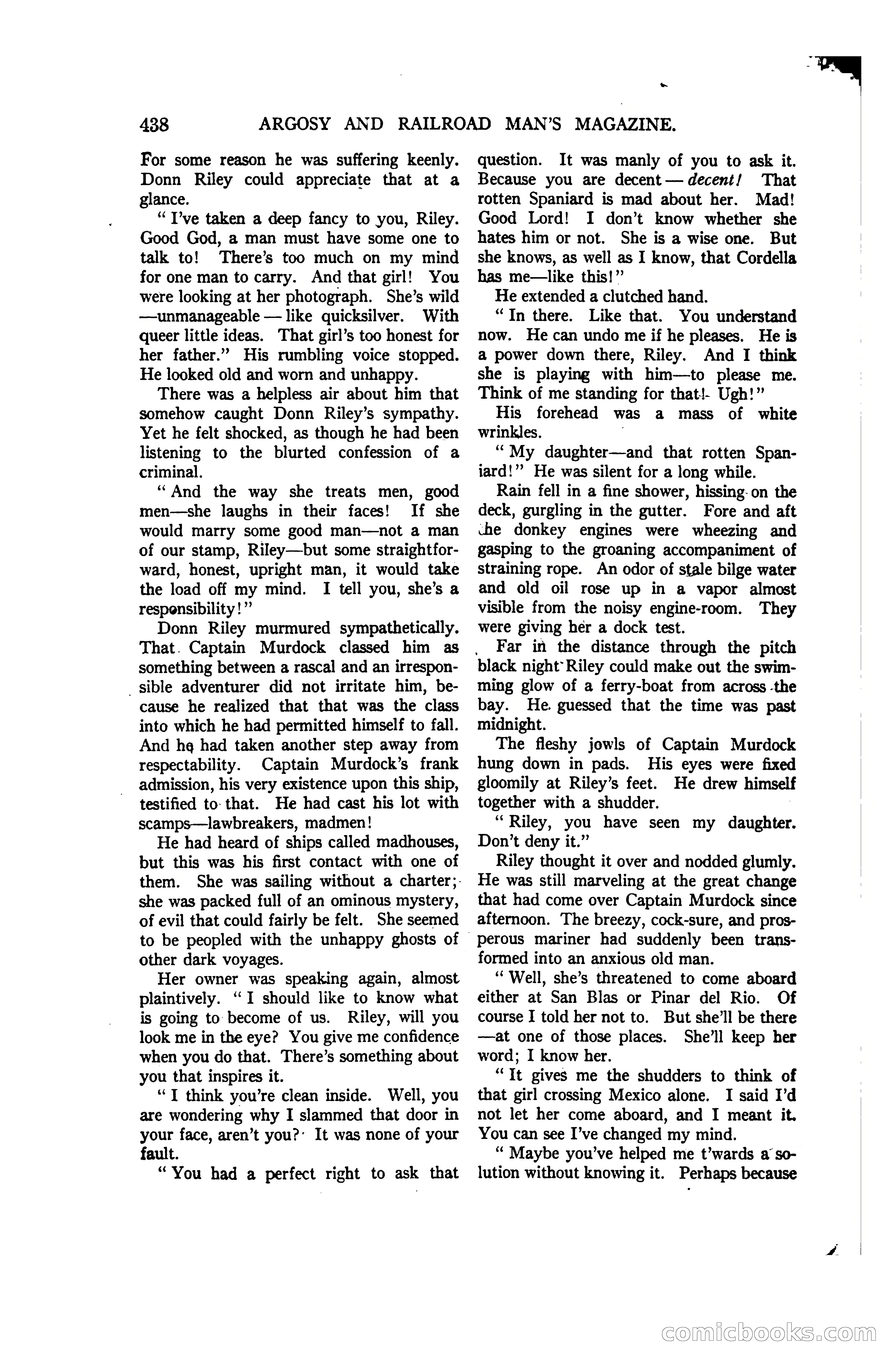 Argosy and Railroad Man's Magazine, Vol. 107 No. 3 — page 96 of 196
