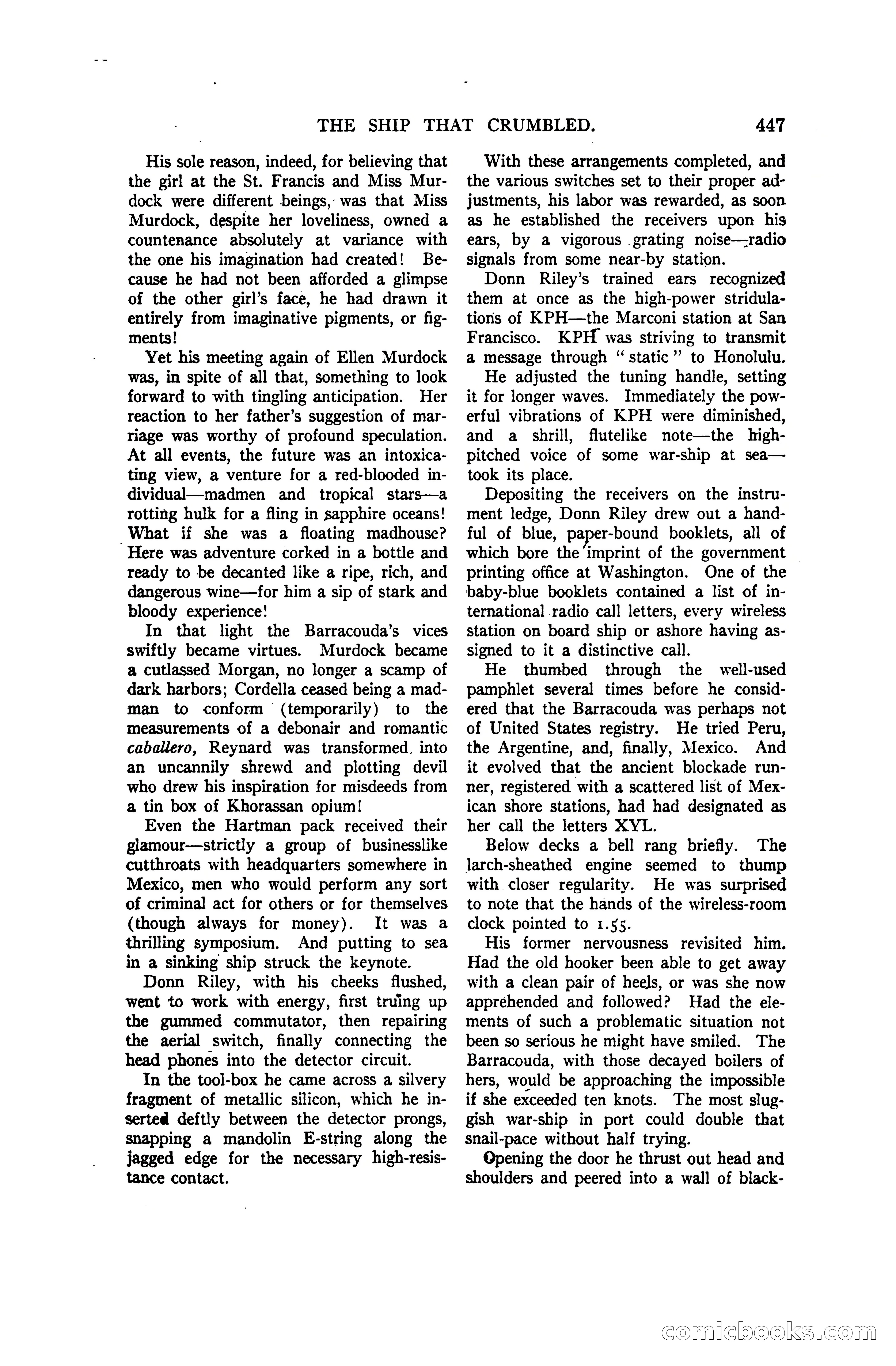 Argosy and Railroad Man's Magazine, Vol. 107 No. 3 — page 105 of 196
