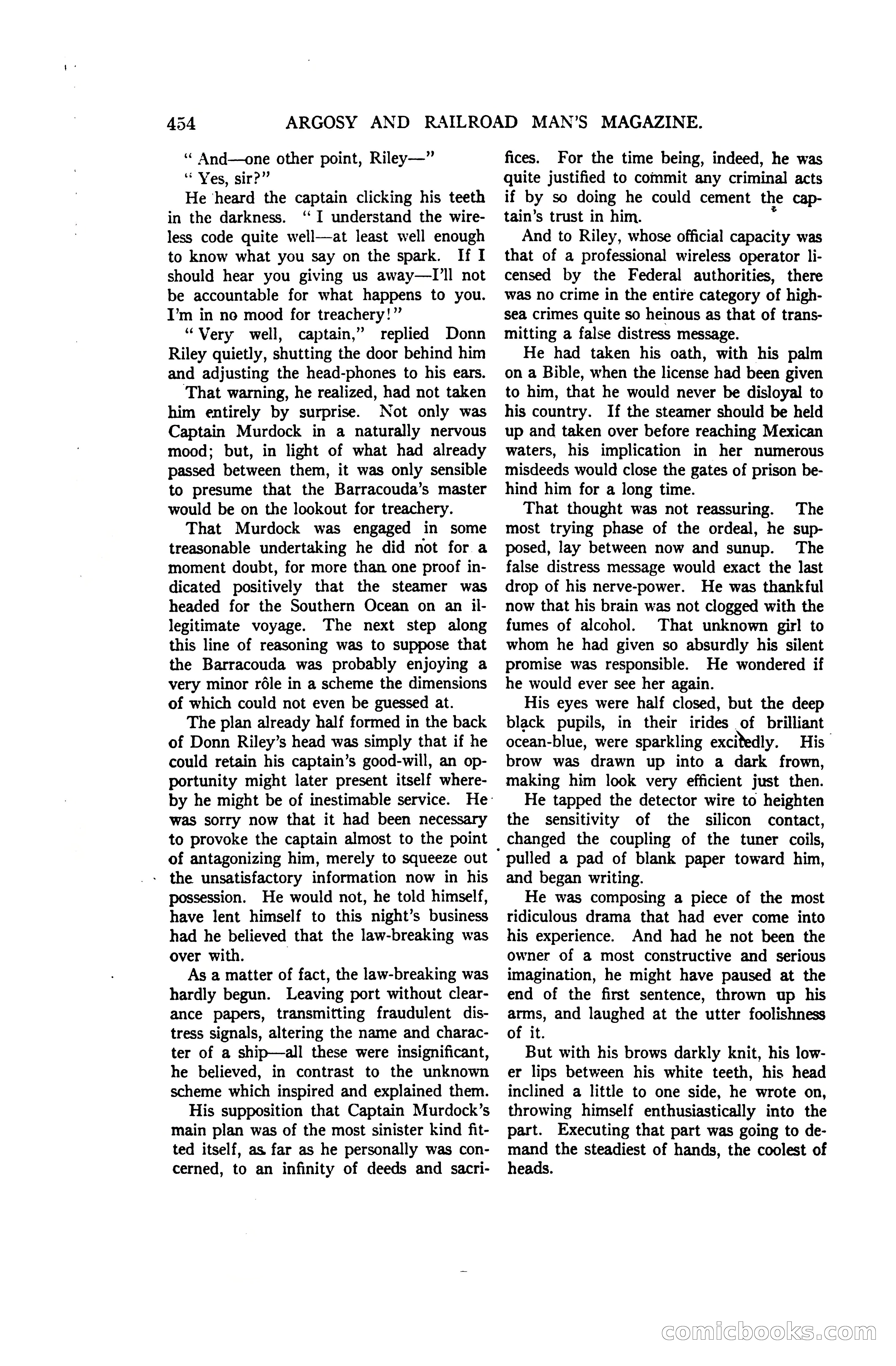Argosy and Railroad Man's Magazine, Vol. 107 No. 3 — page 112 of 196