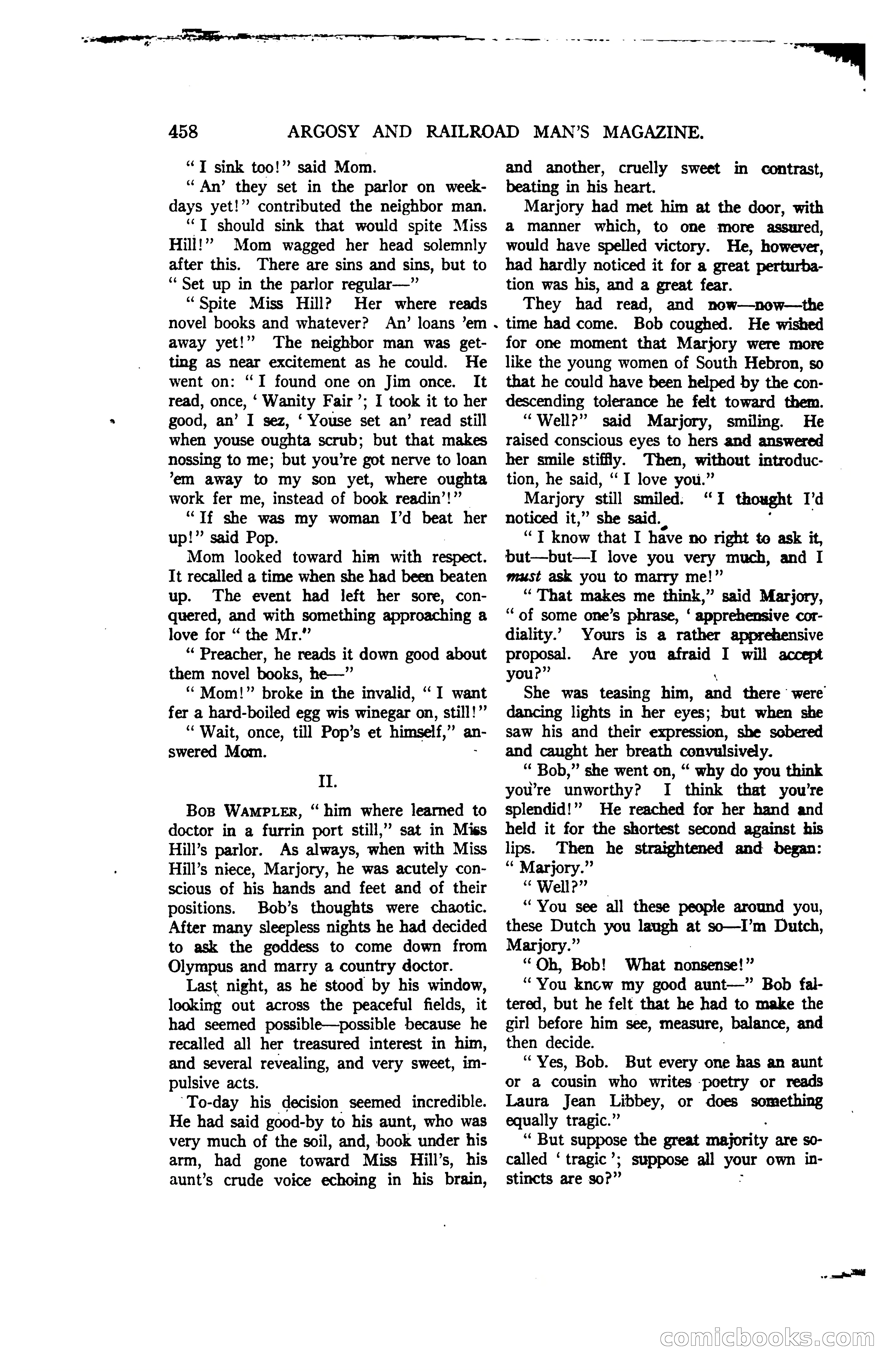 Argosy and Railroad Man's Magazine, Vol. 107 No. 3 — page 116 of 196
