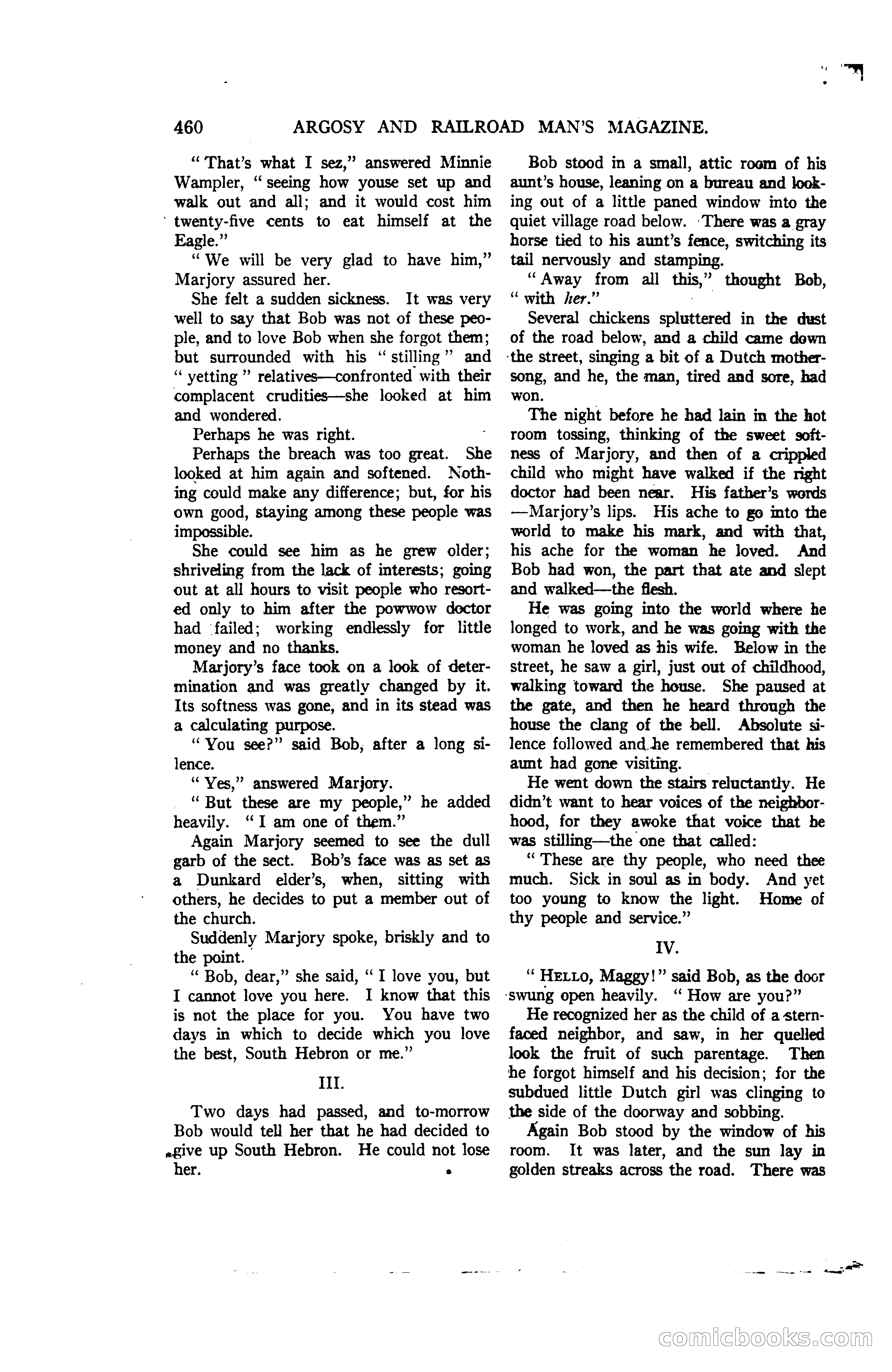 Argosy and Railroad Man's Magazine, Vol. 107 No. 3 — page 118 of 196