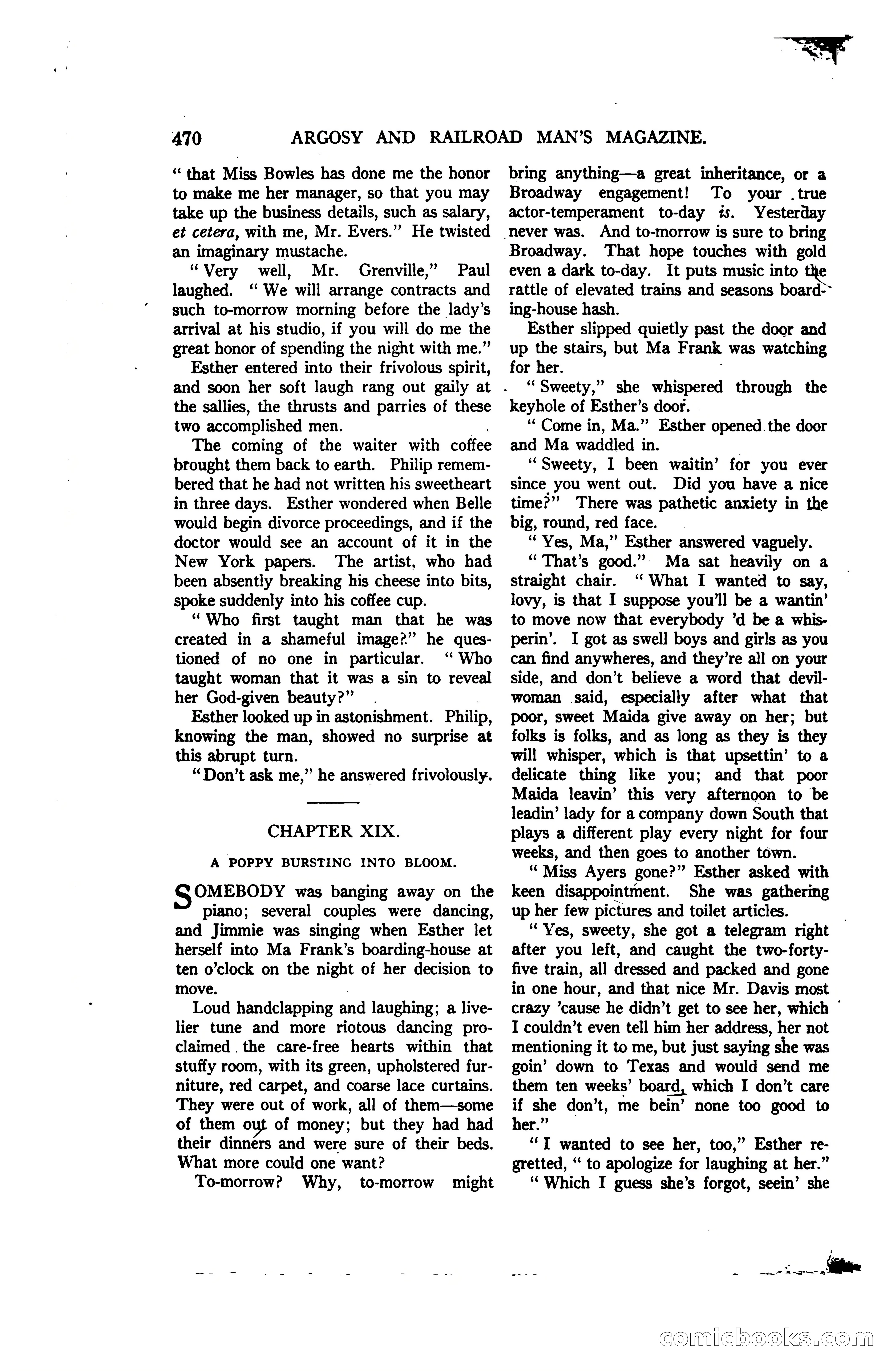 Argosy and Railroad Man's Magazine, Vol. 107 No. 3 — page 128 of 196