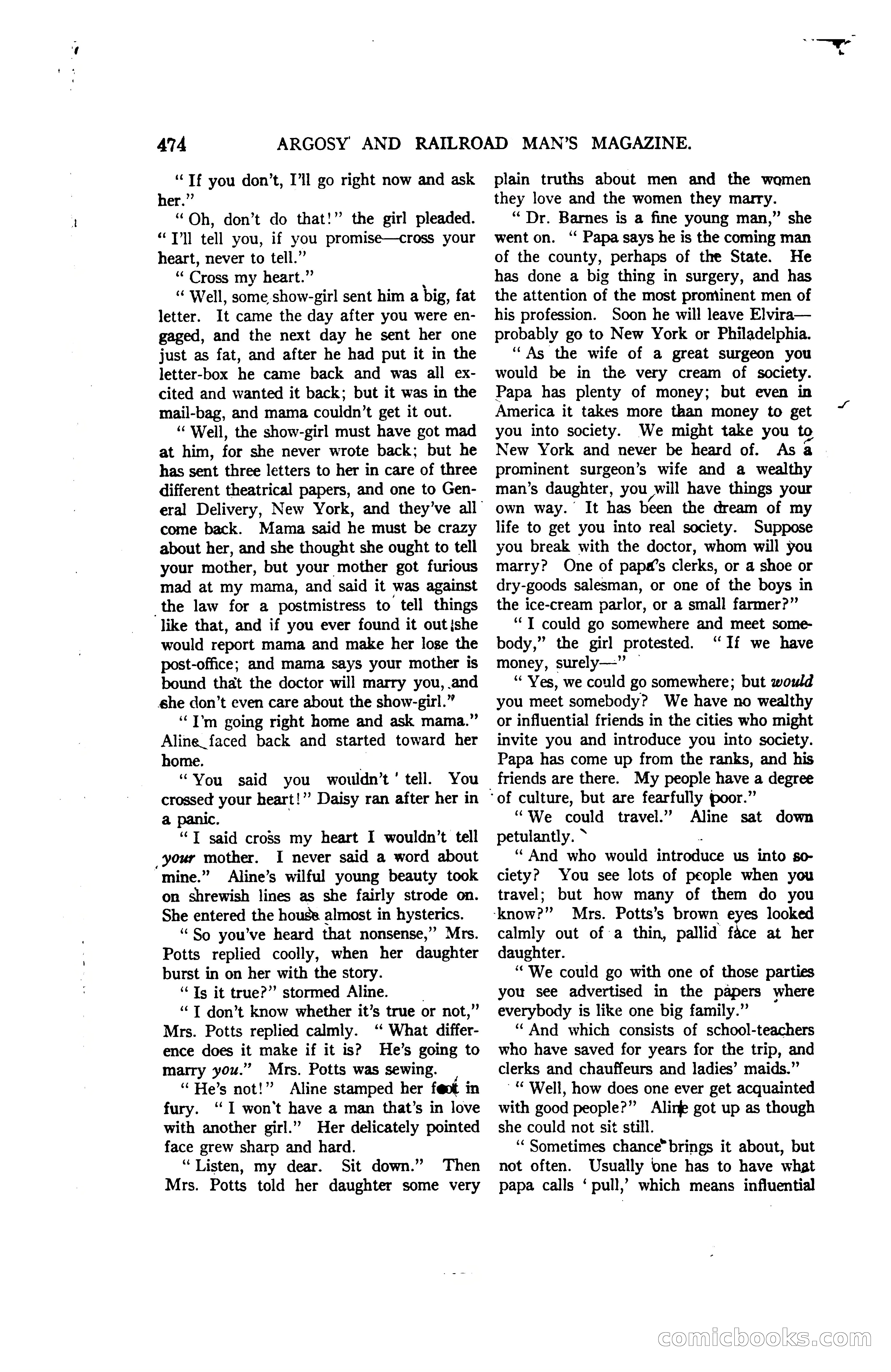 Argosy and Railroad Man's Magazine, Vol. 107 No. 3 — page 132 of 196